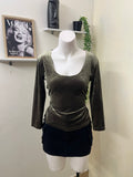 Velvet full sleeves top