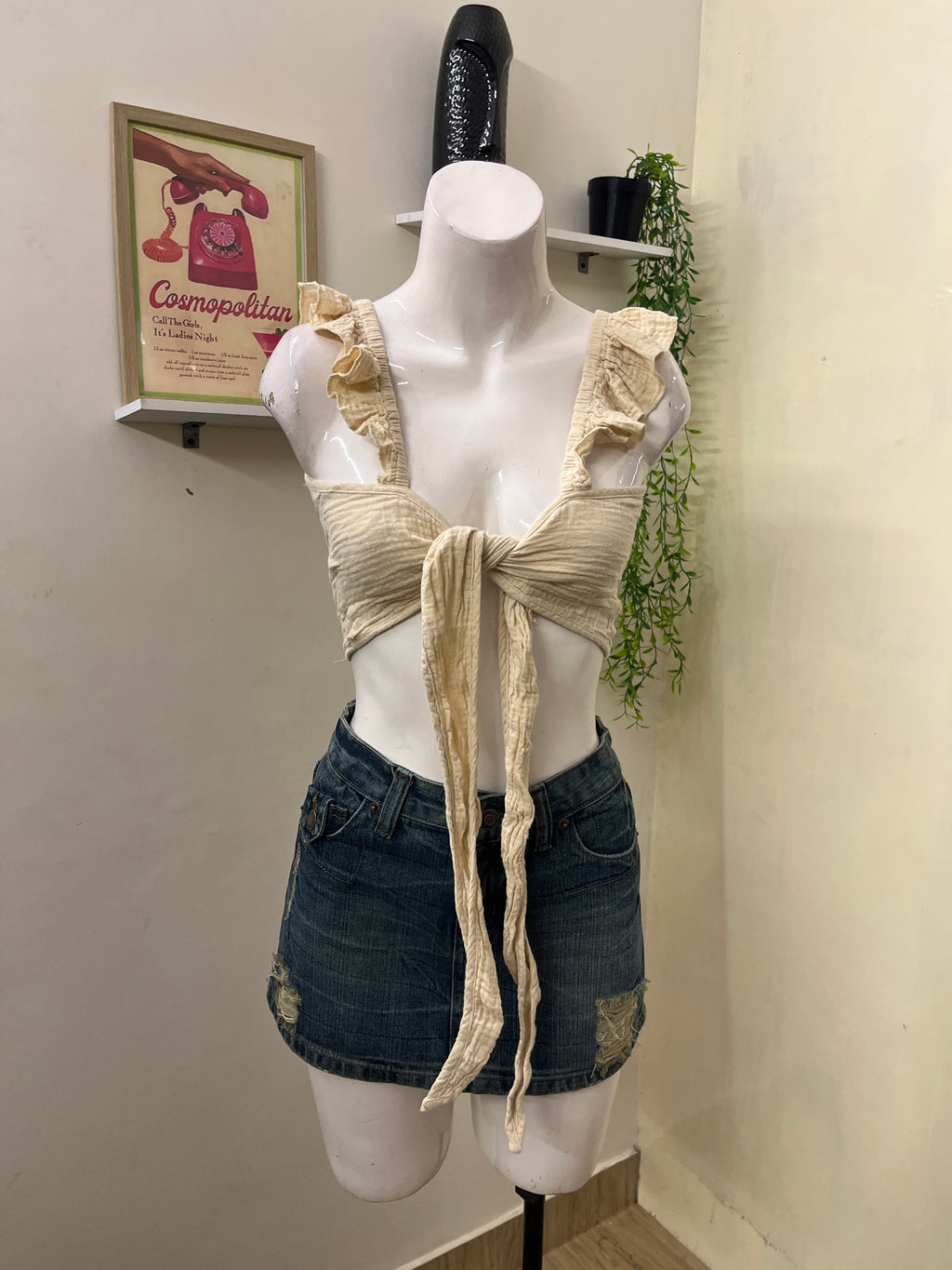 Open tie top