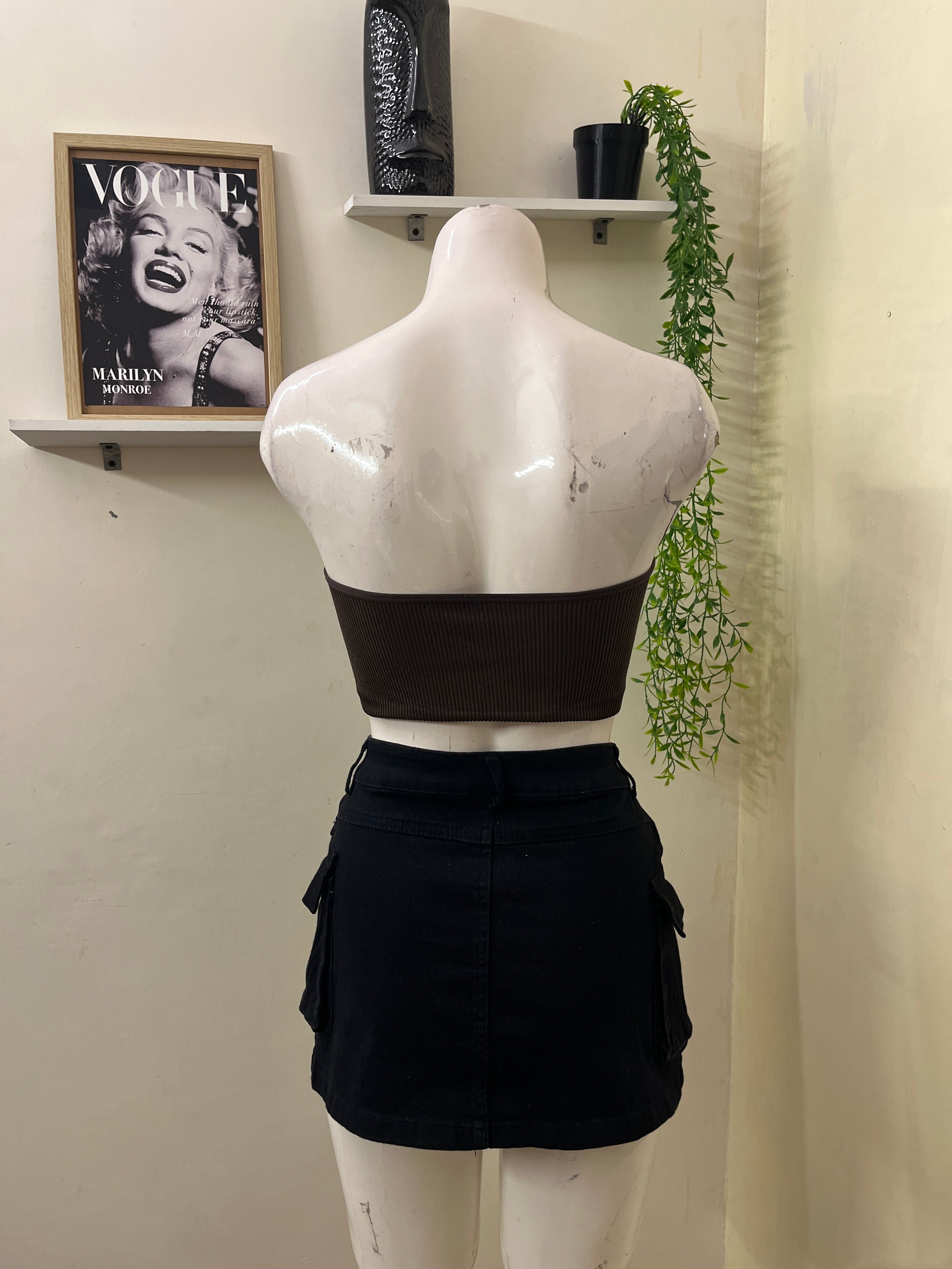 Ribbed tube top
