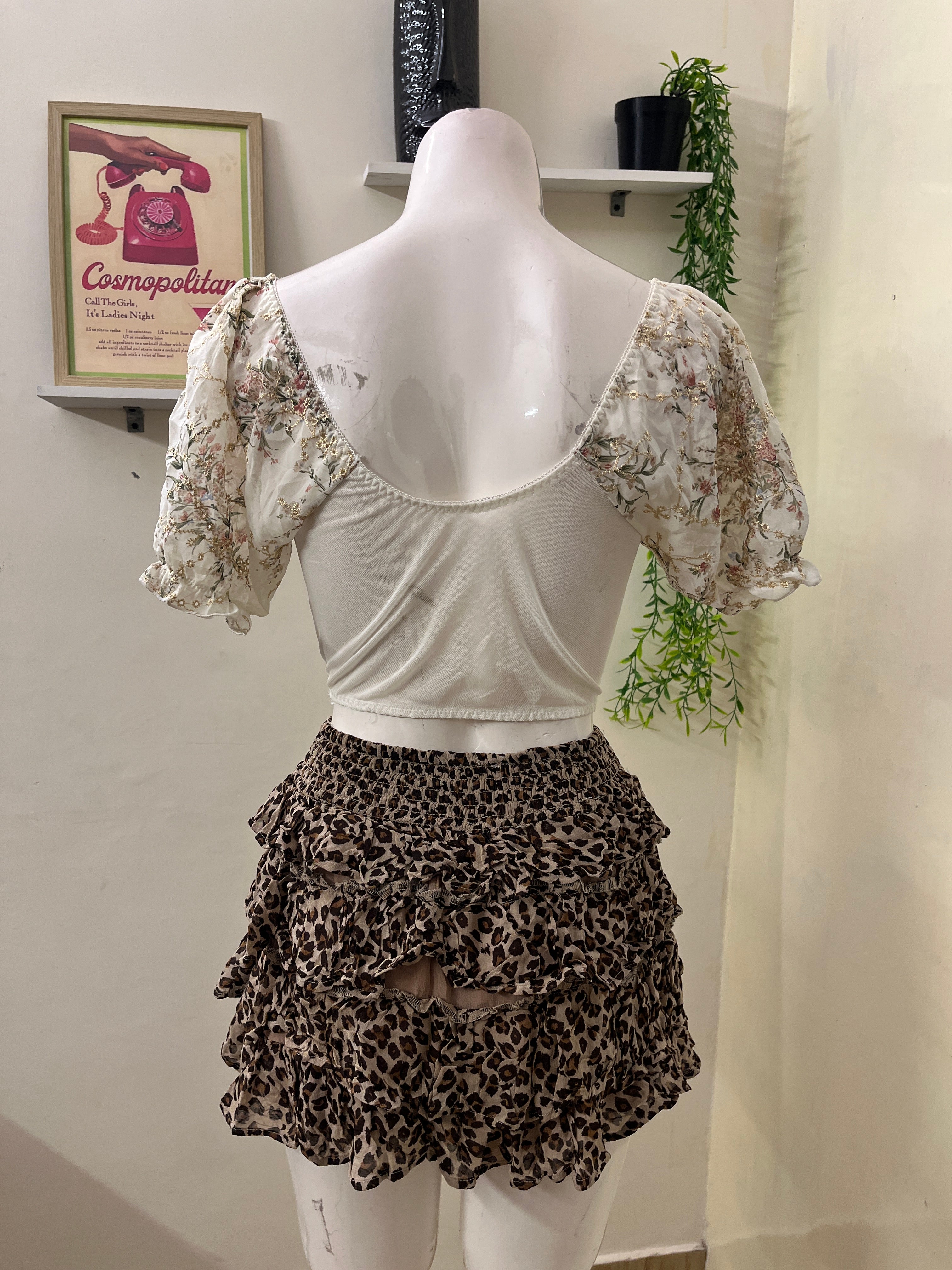 Floral corset