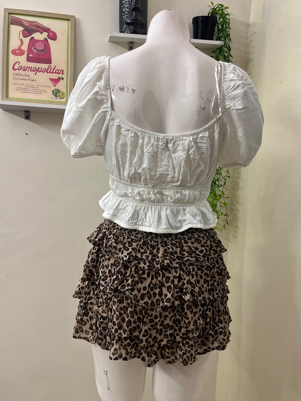 Scrunched top from bershka