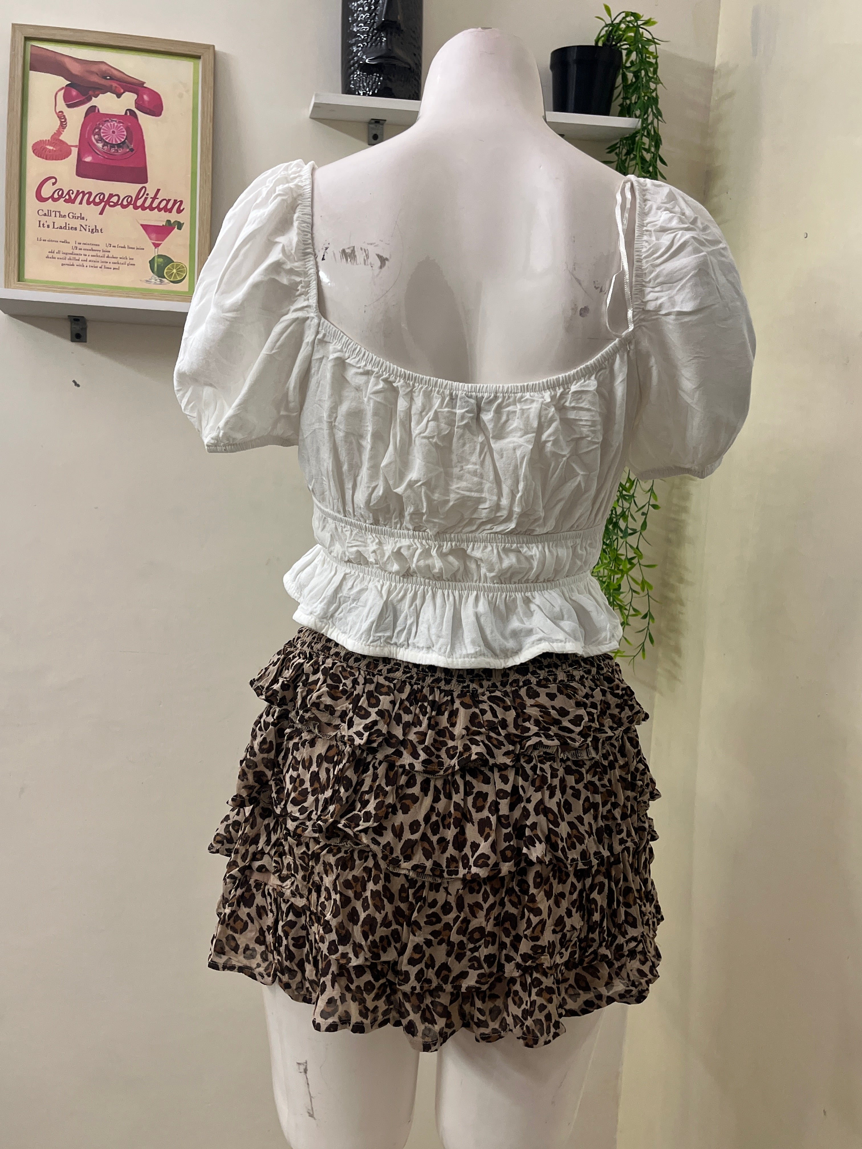 Scrunched top from bershka