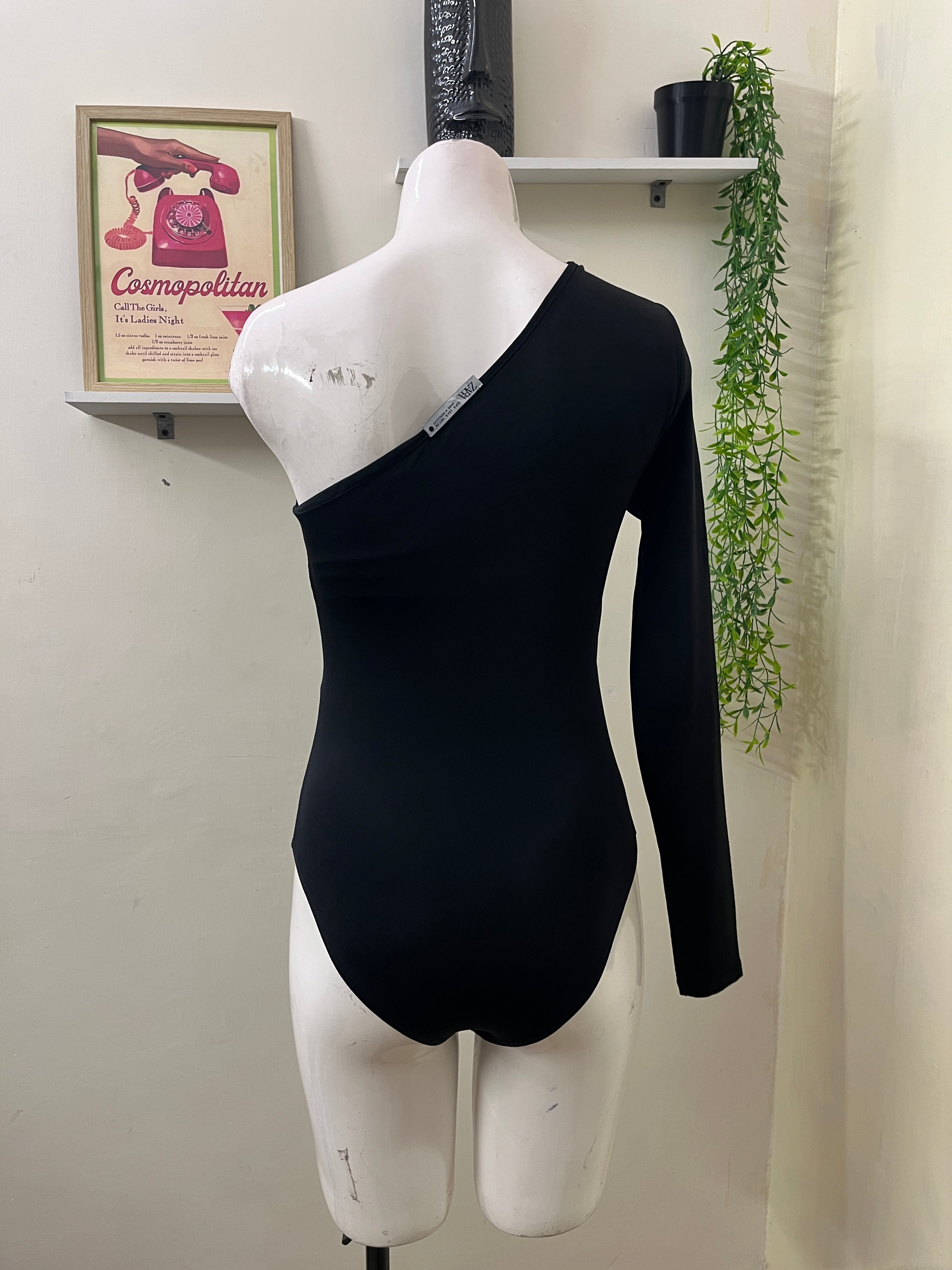 Zara one shoulder bodysuit