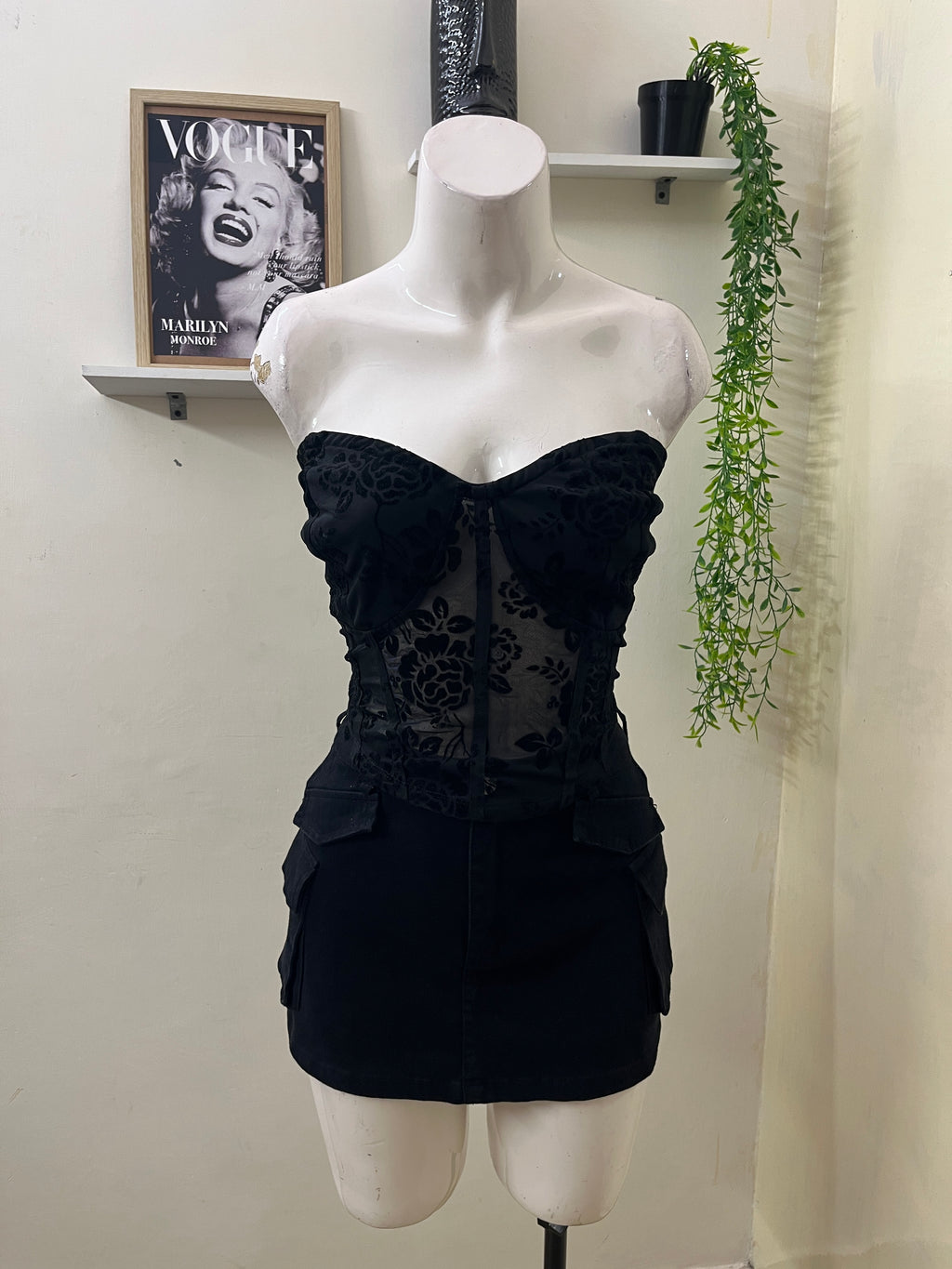 4XL corset style starpless top