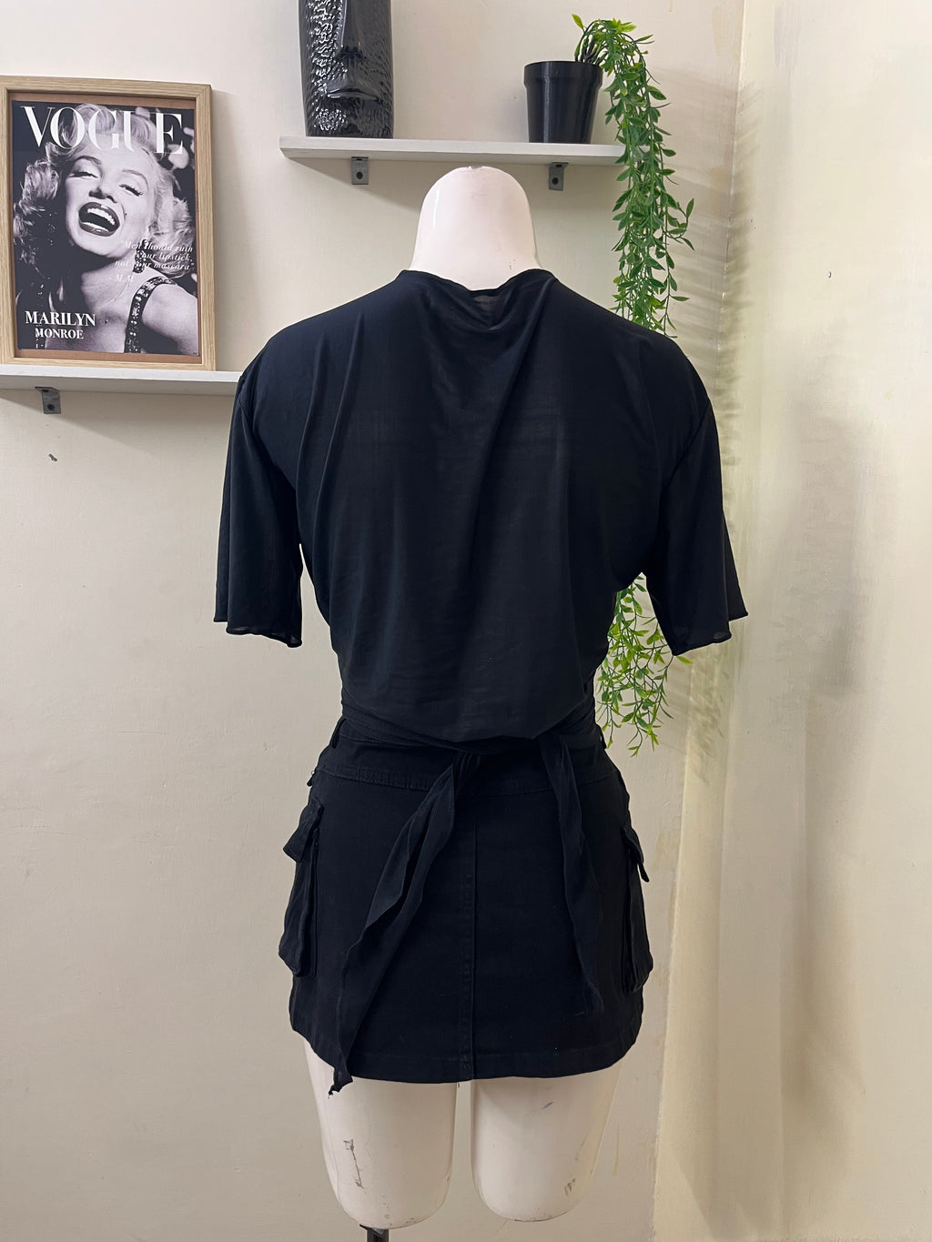 Wrap around mesh top