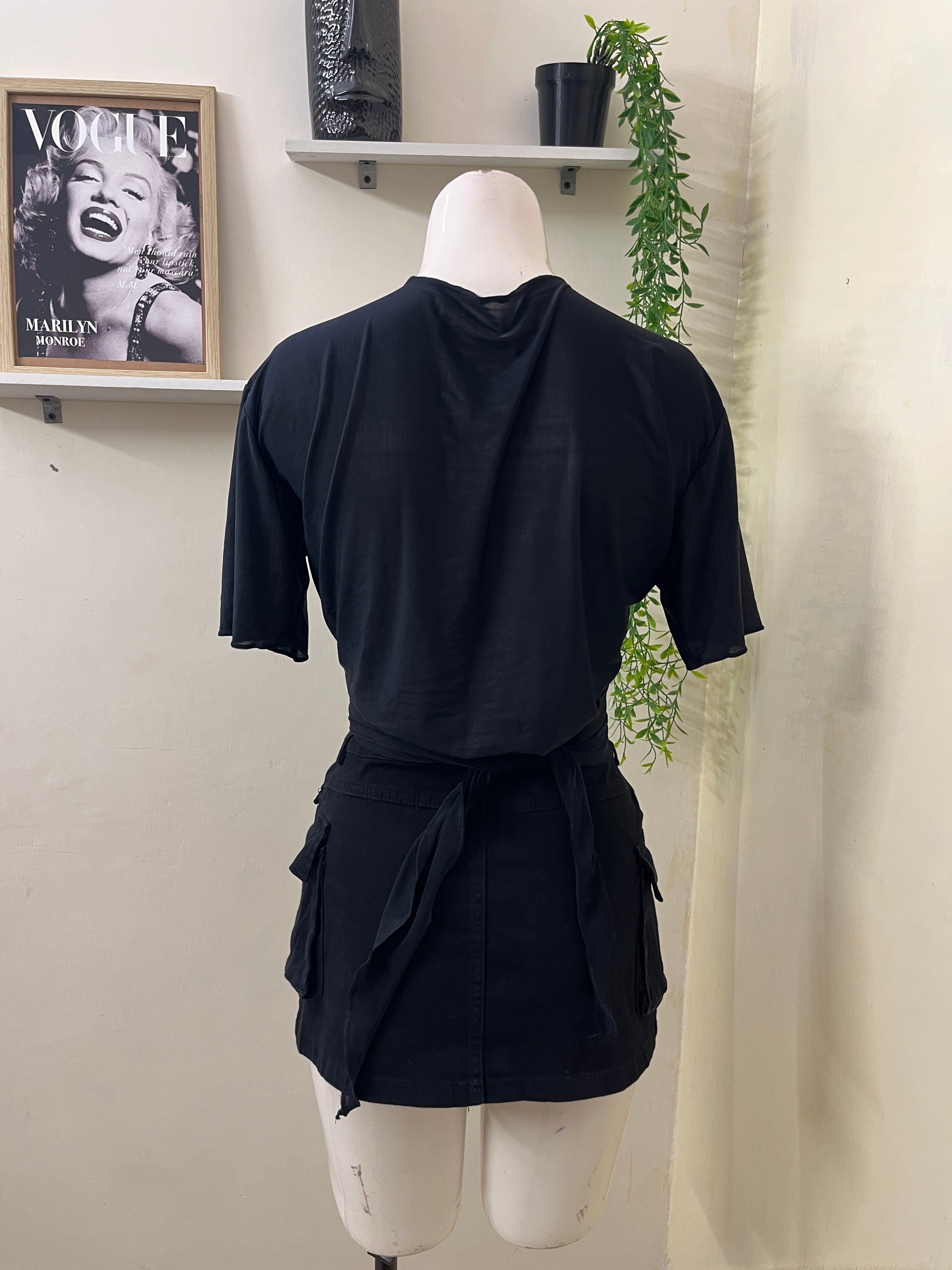 Wrap around mesh top