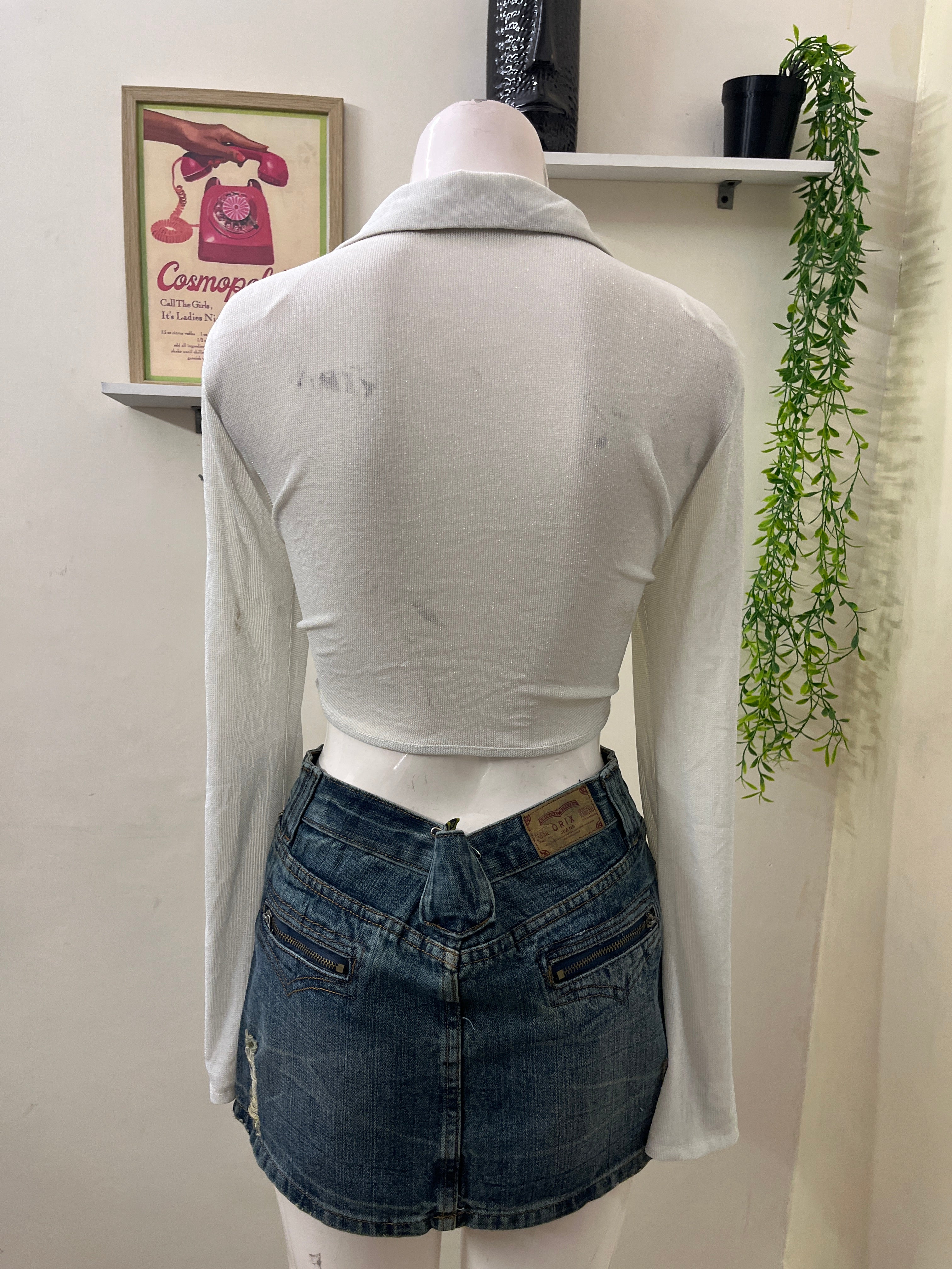 Mesh open shirt