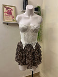 Lace strapless corset