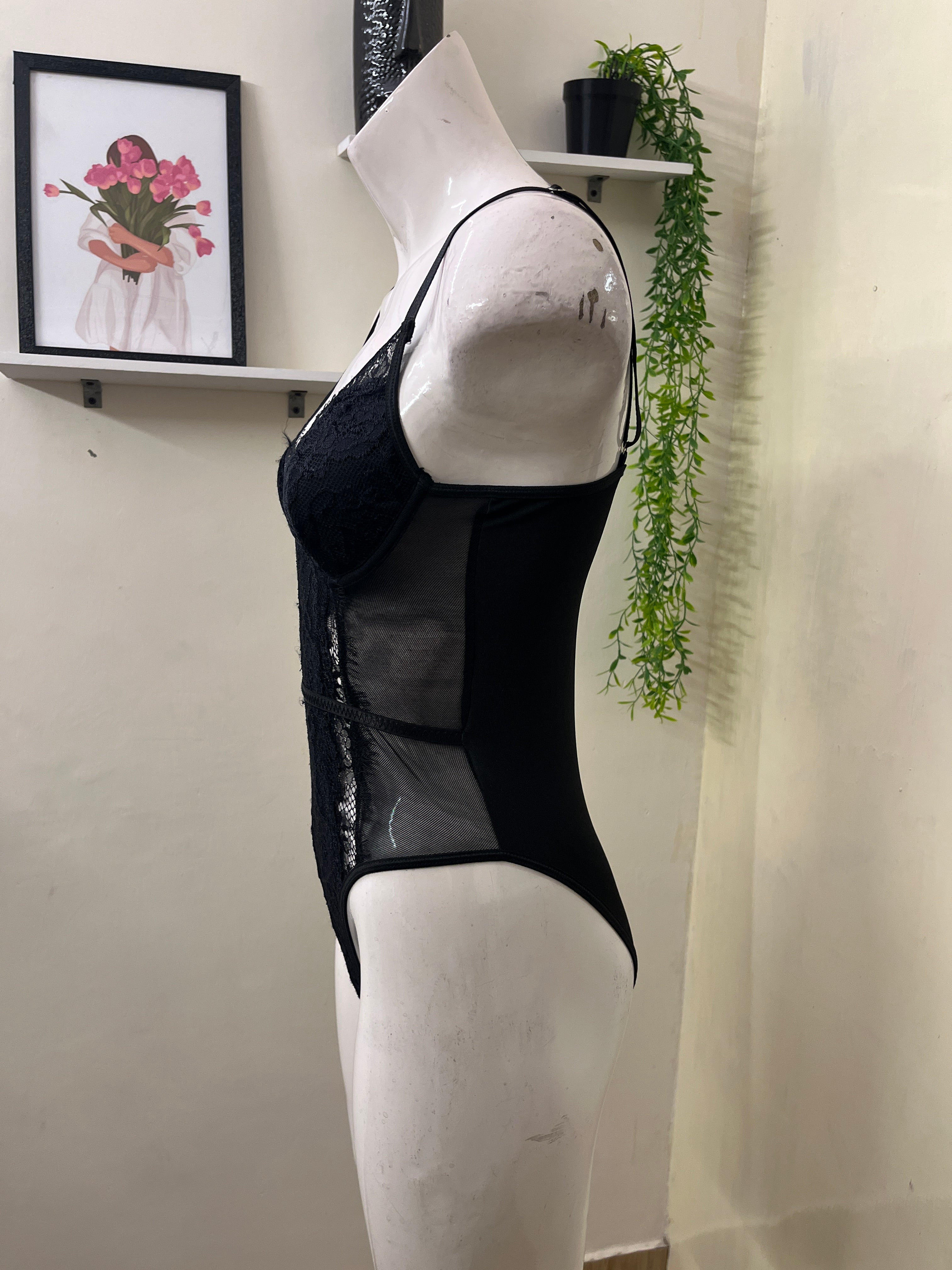 Laced bodysuit