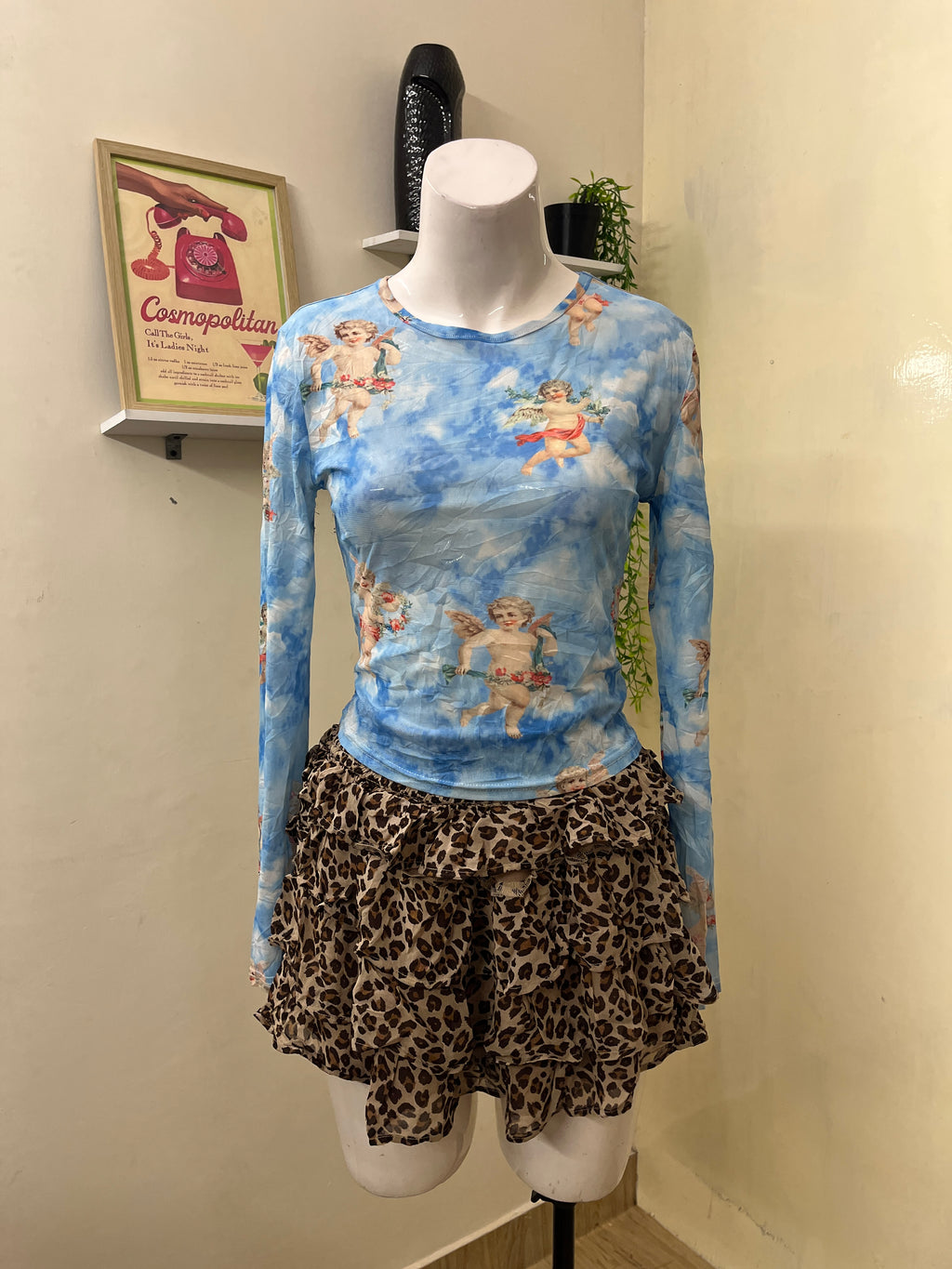 Printed mesh top