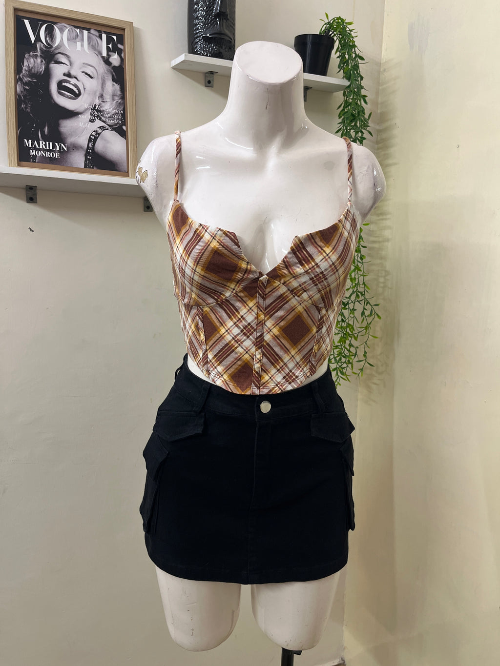 Corset style top