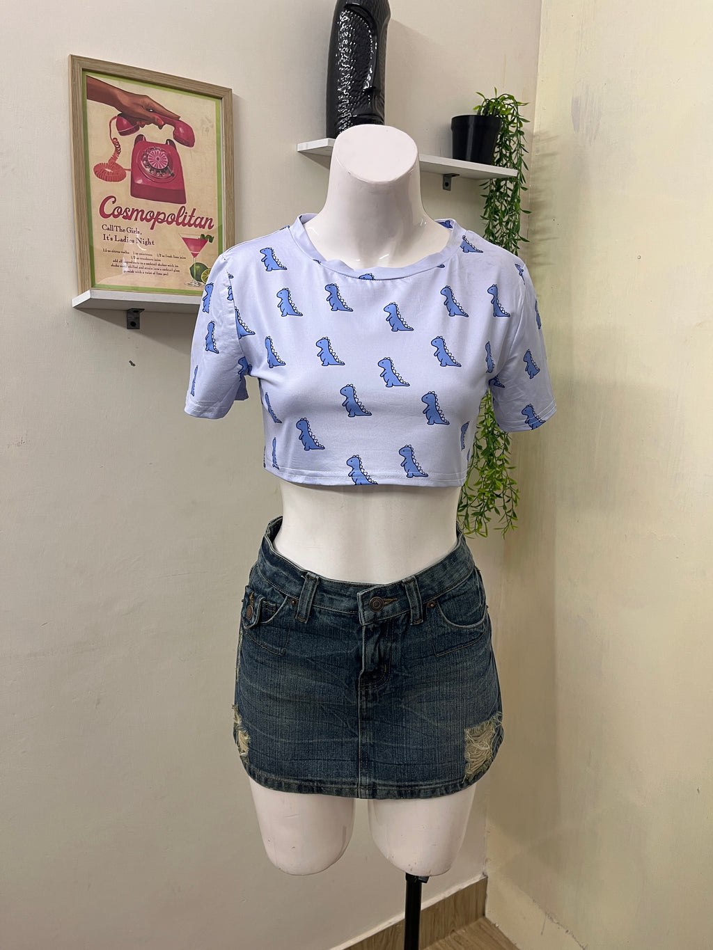 Dino short top