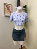 Dino short top