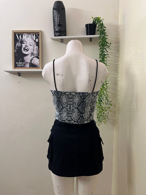 Animal print top