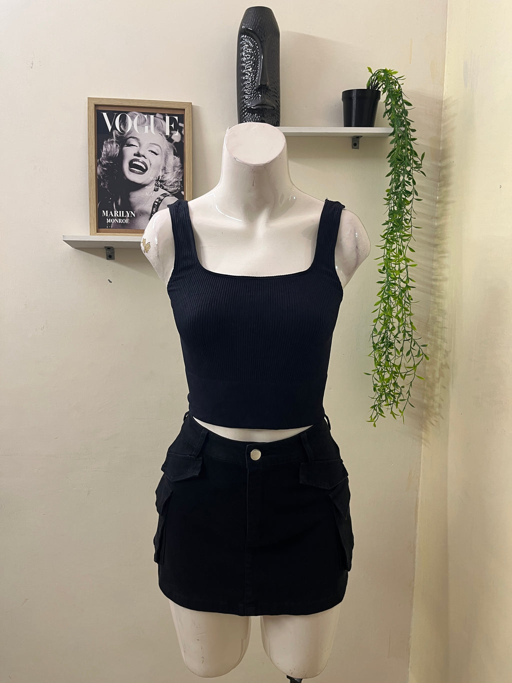 H&M ribbed sports top