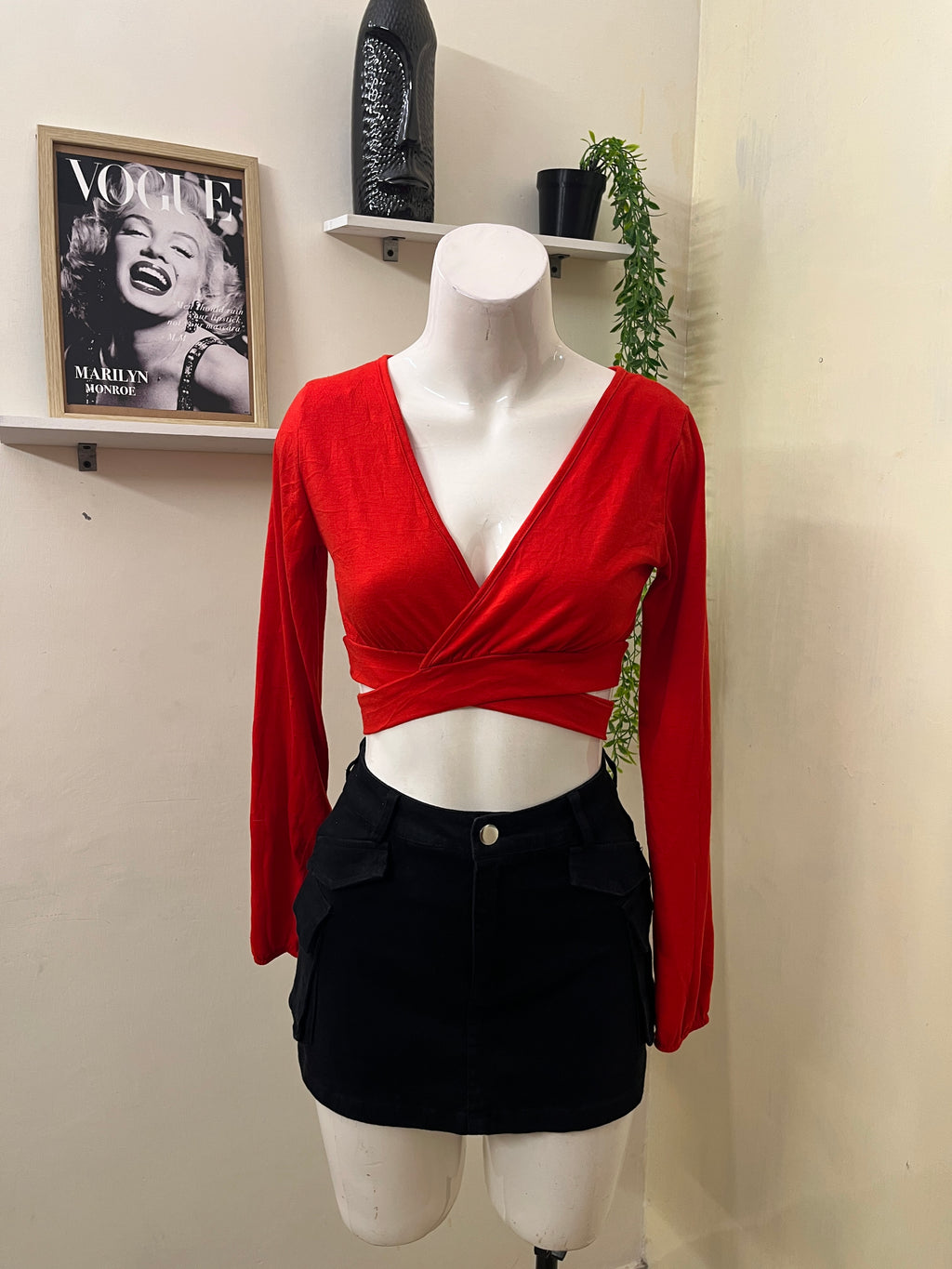 Wrap around top
