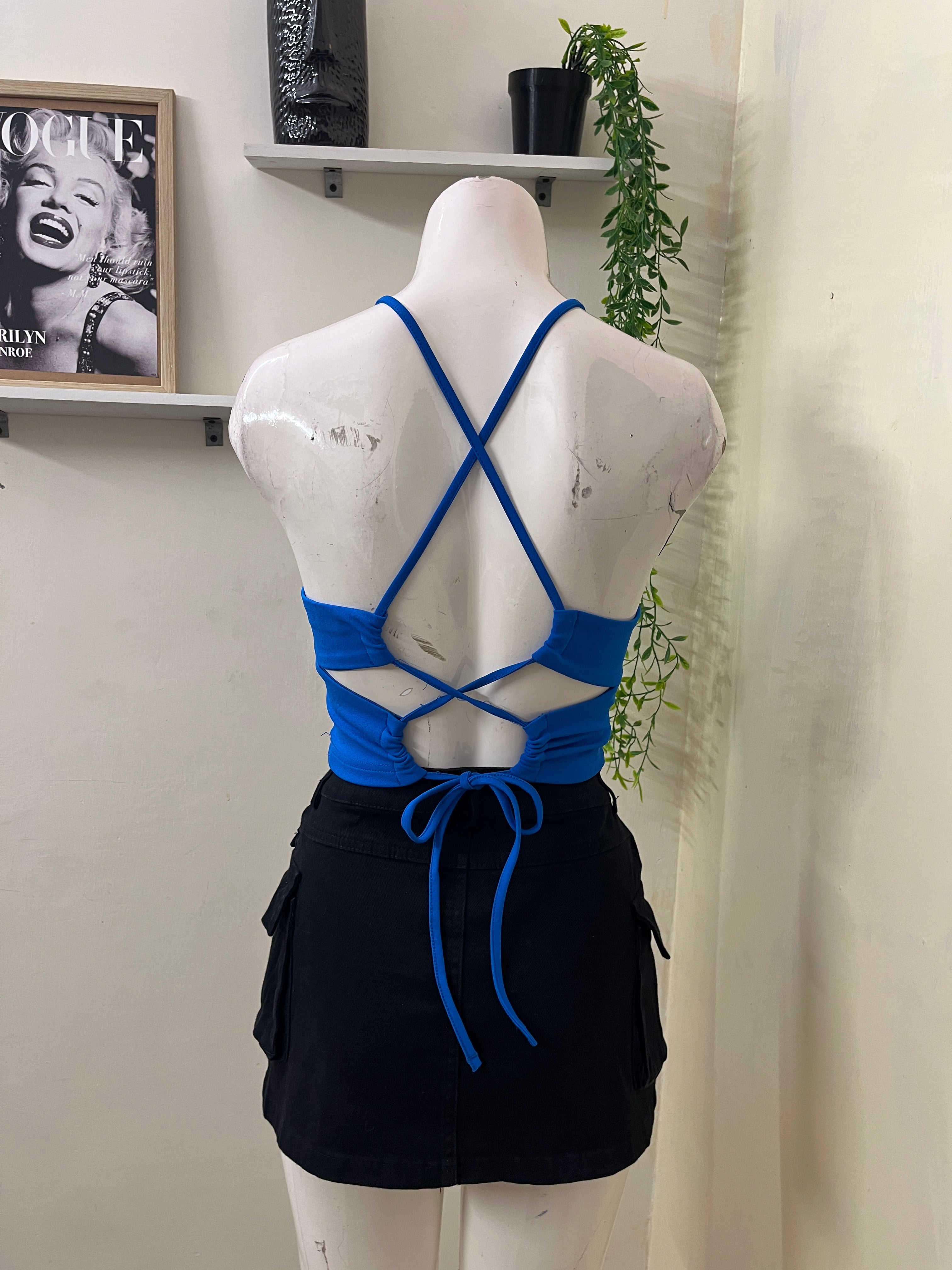 Backless zara top