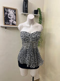 Strapless padded top