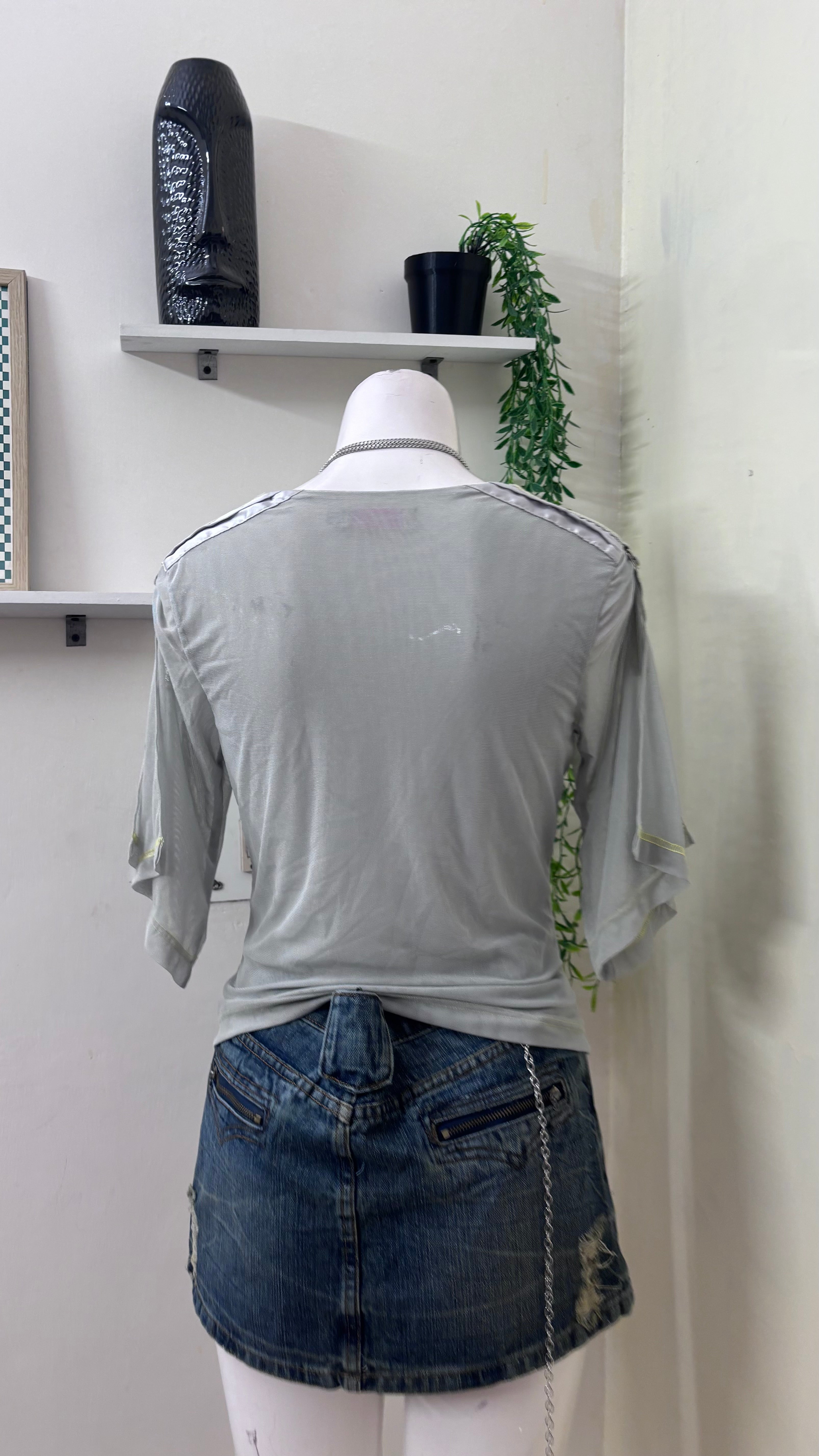 sage green top