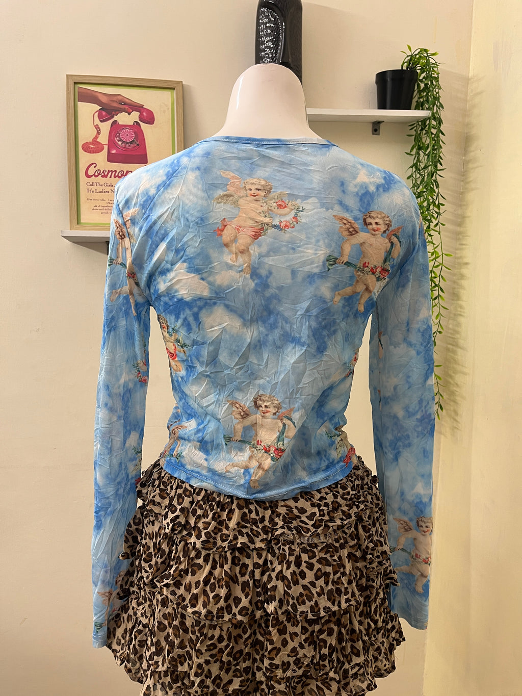 Printed mesh top