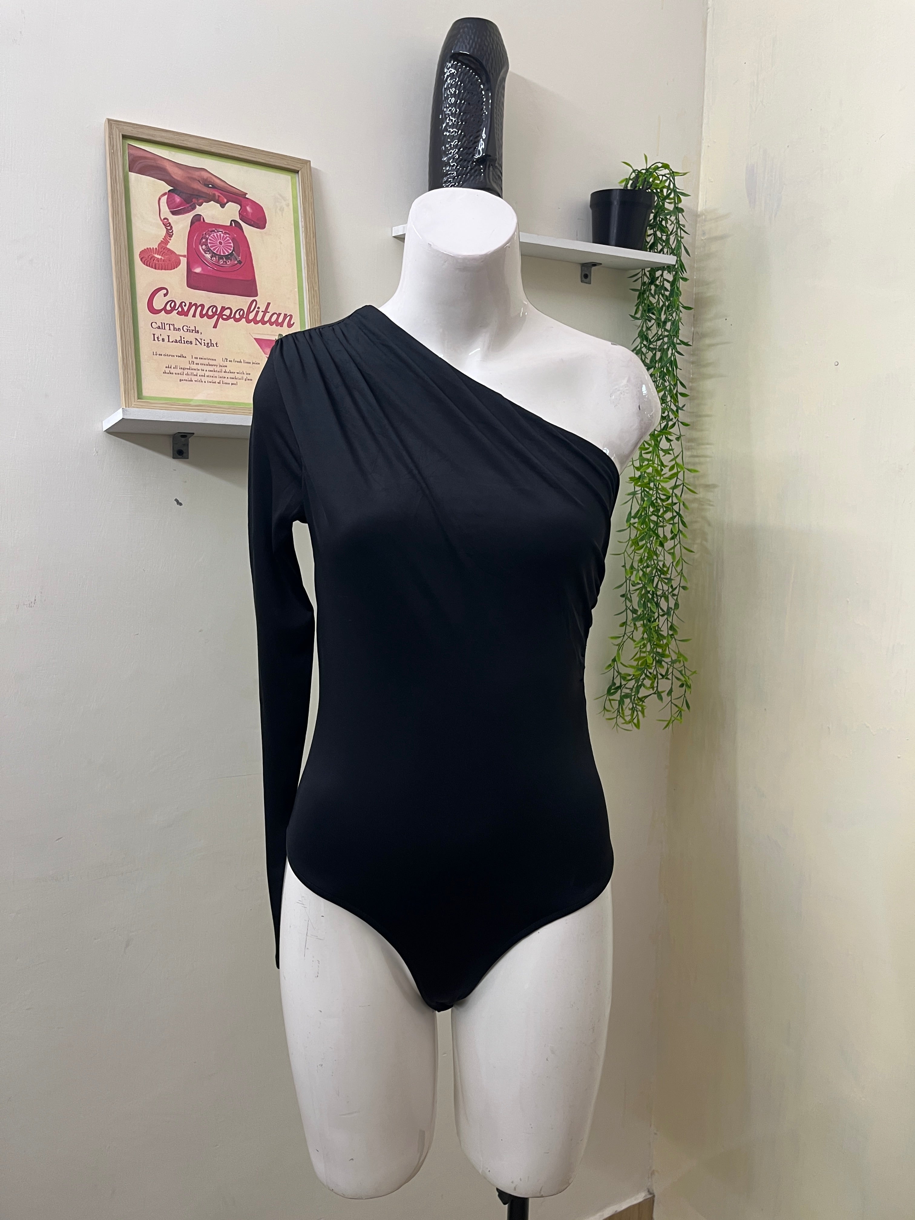 Zara one shoulder bodysuit