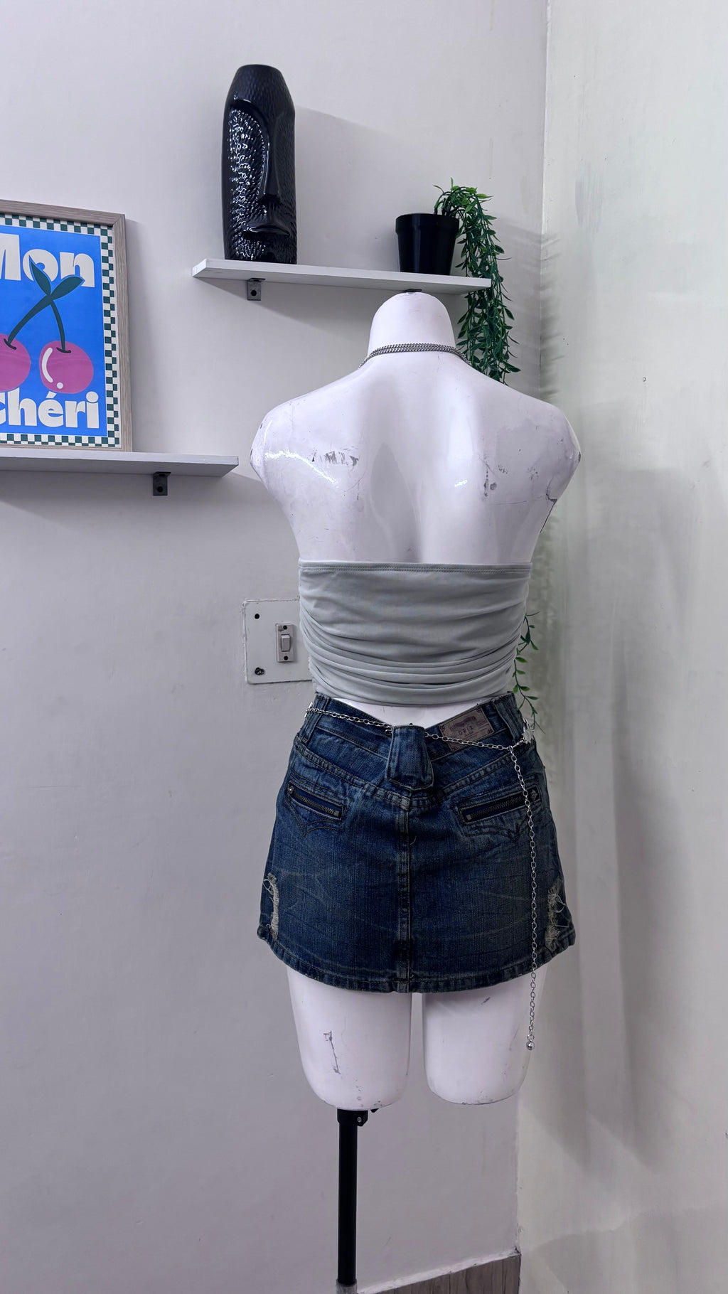 sage tube top