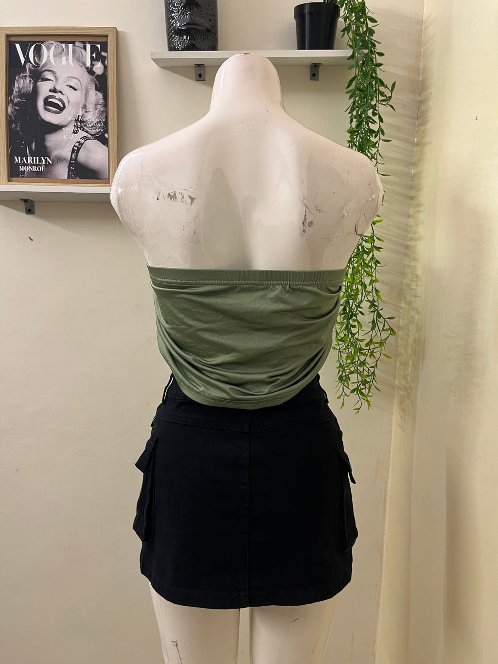 Scrunched tube top