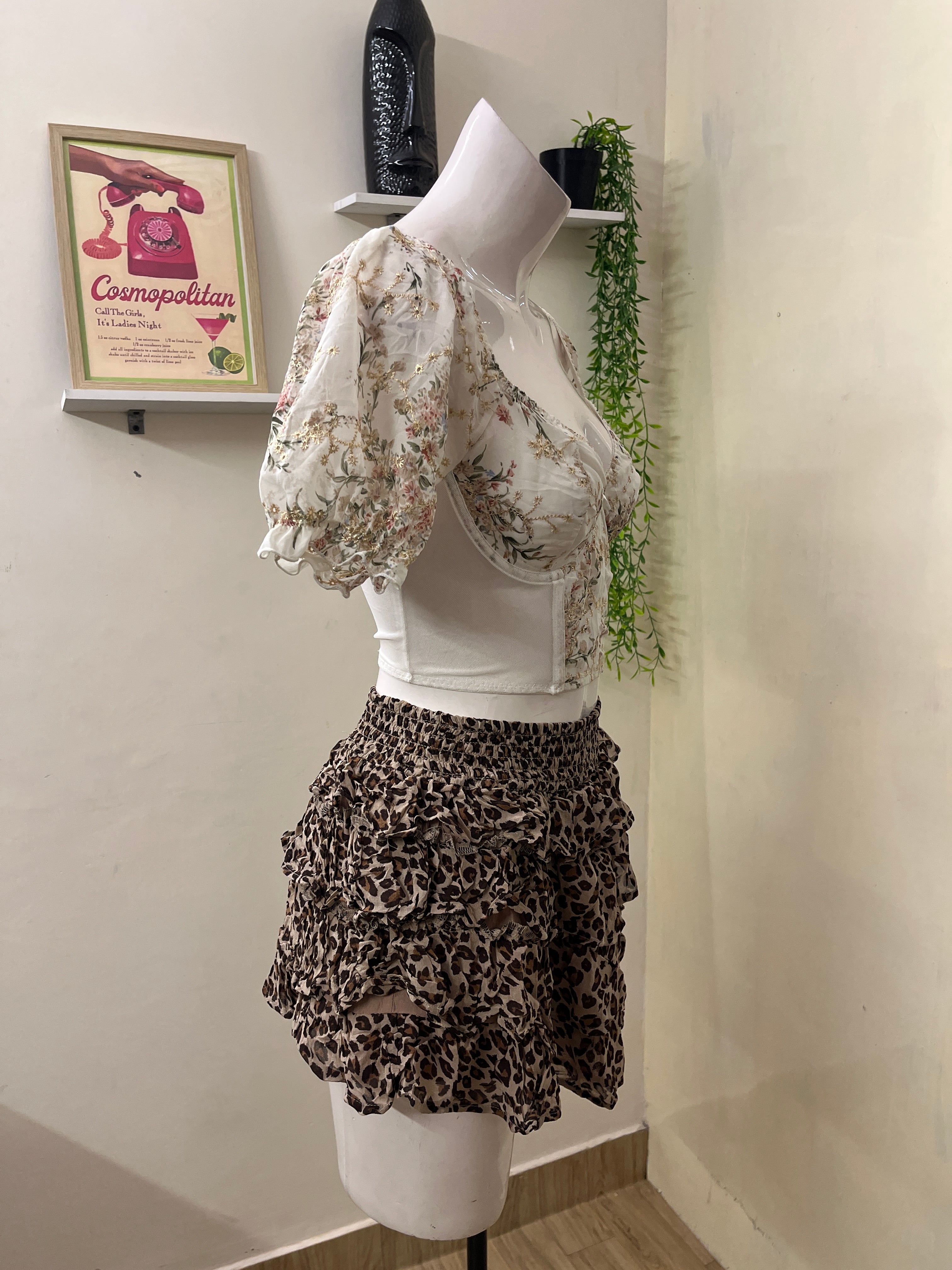 Floral corset