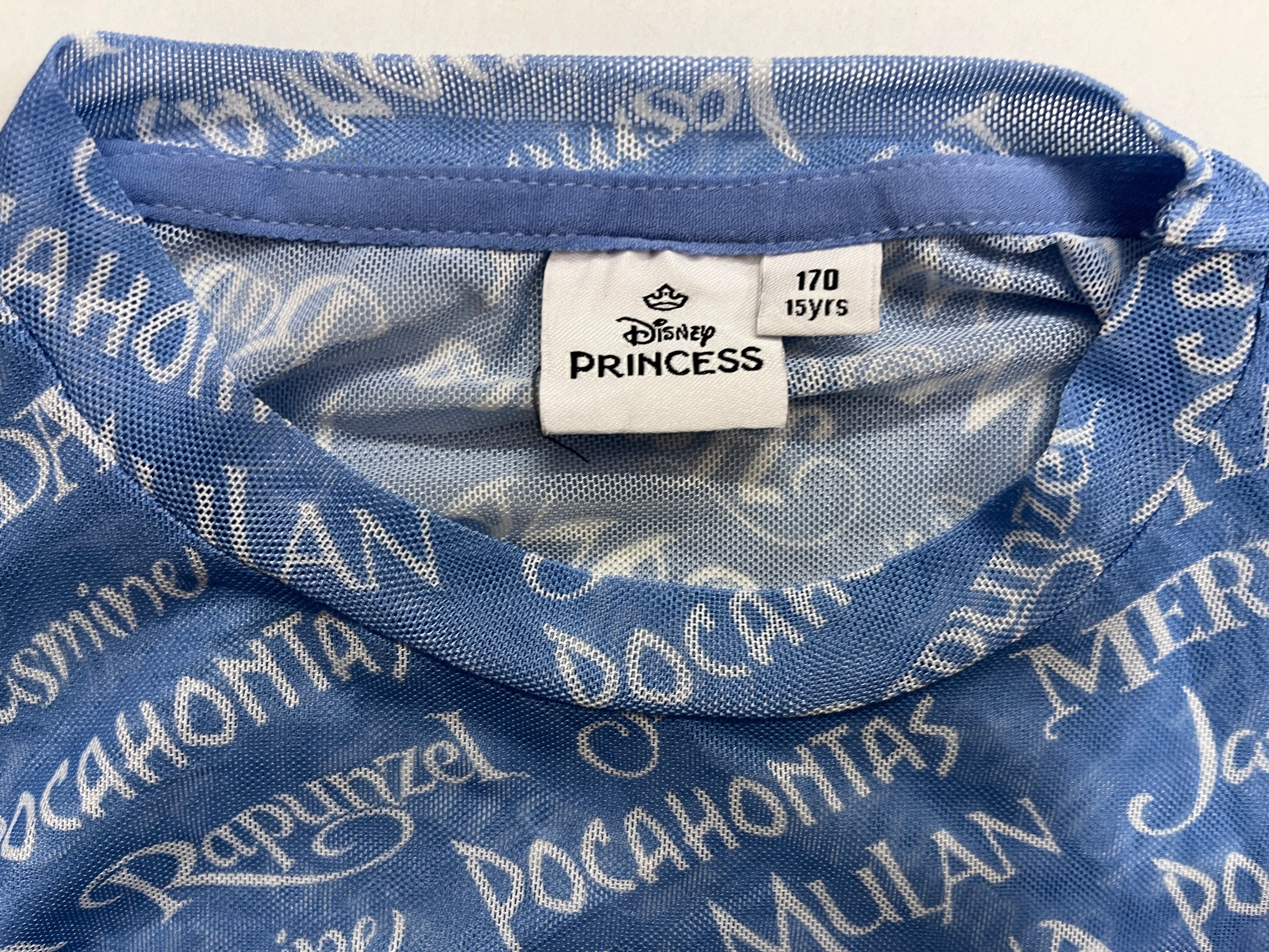 Disney printed mesh top