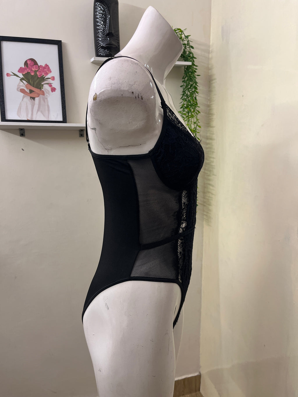 Laced bodysuit