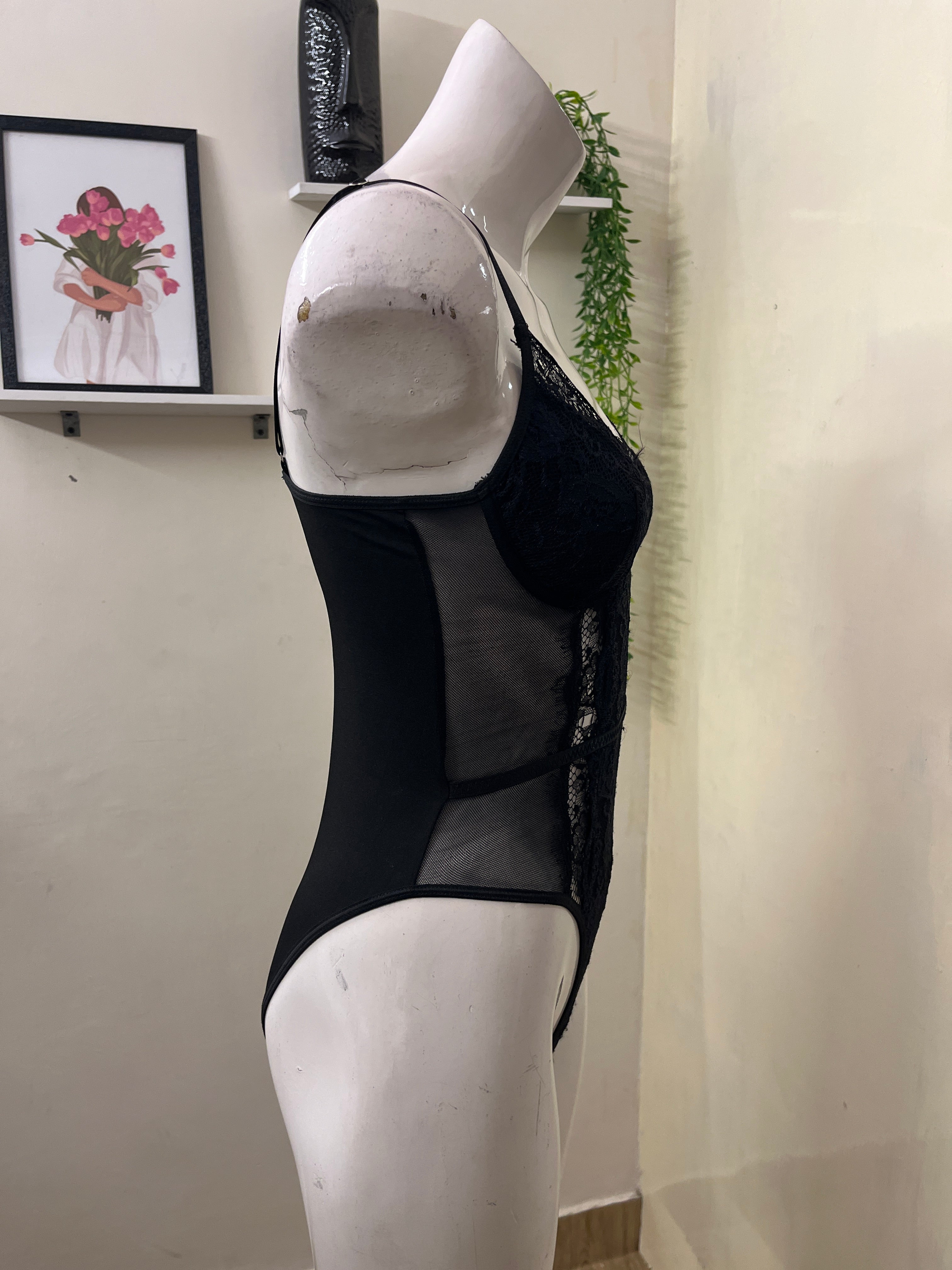Laced bodysuit