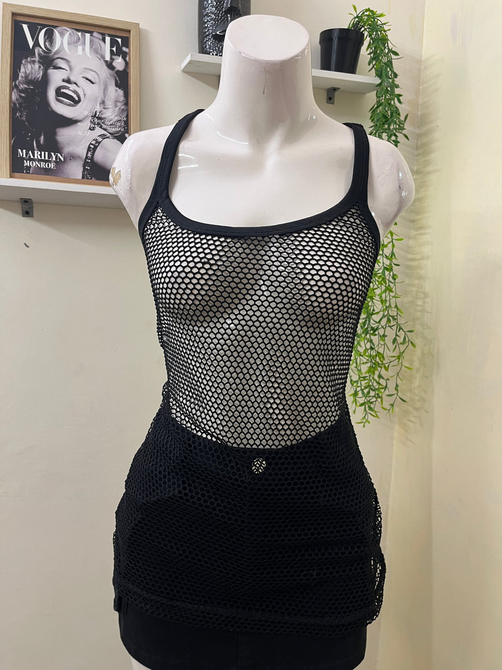 Fish net long top