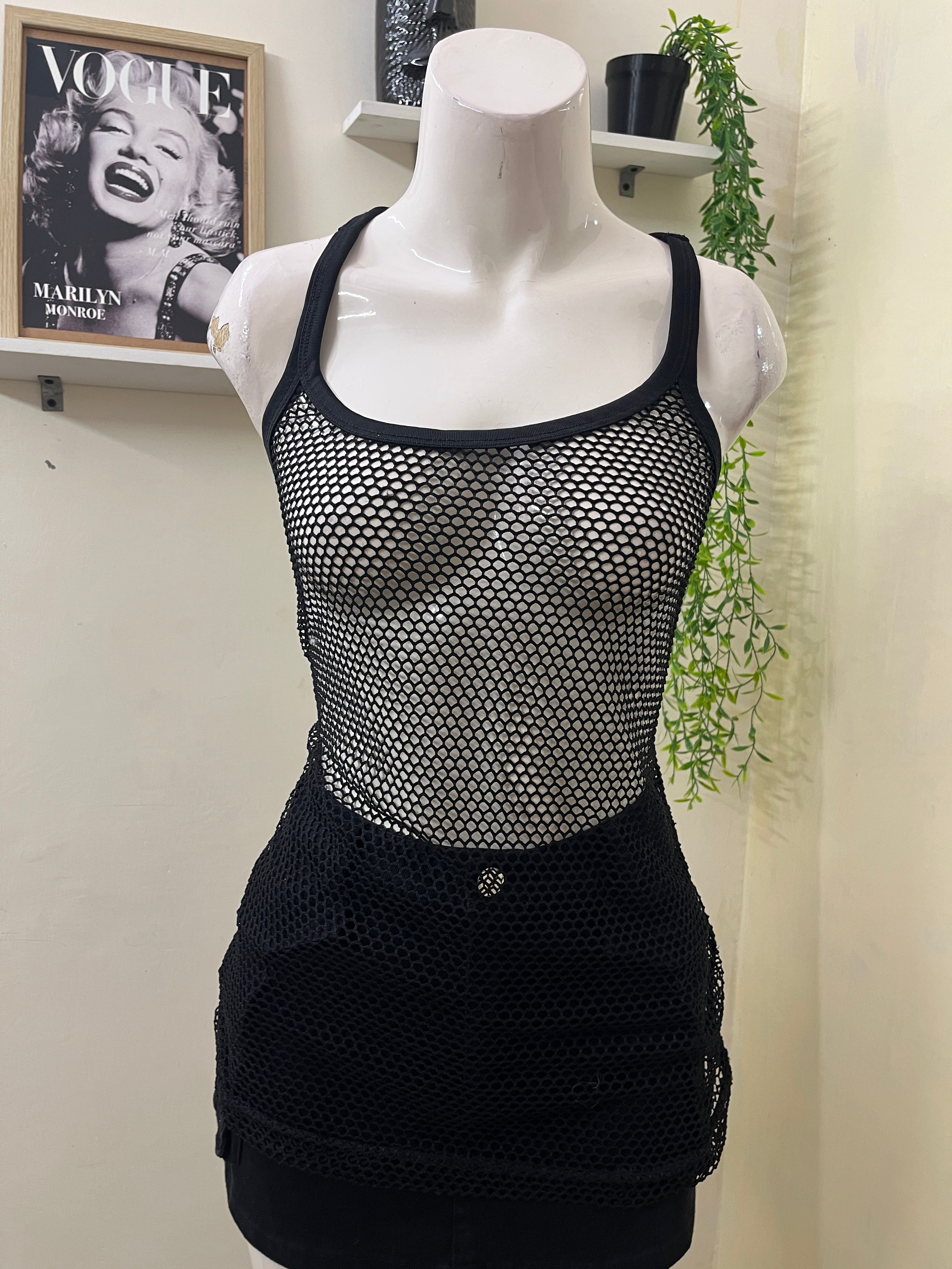 Fish net long top