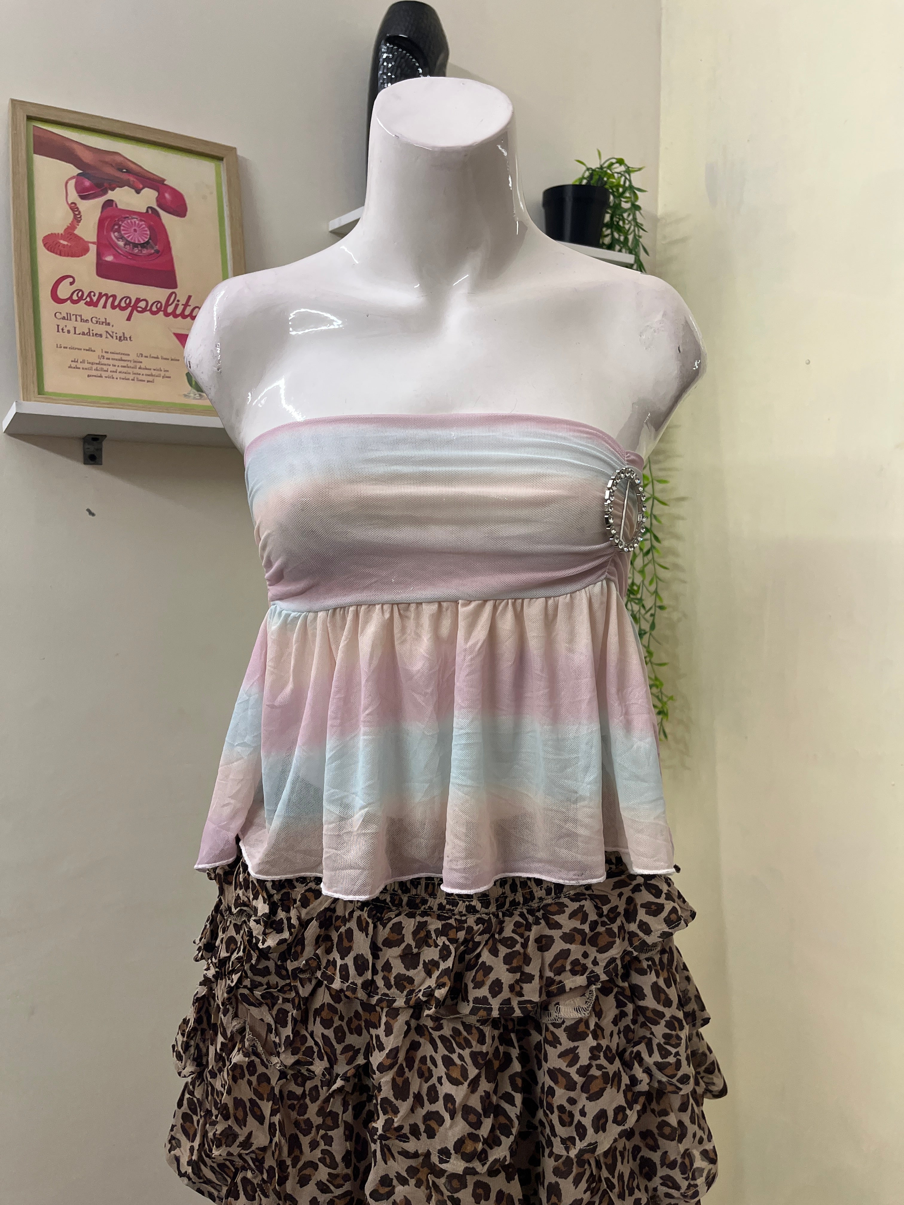 Cami strapless top