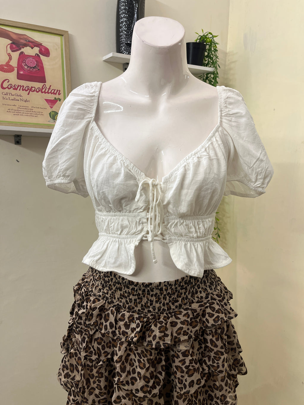 Scrunched top from bershka