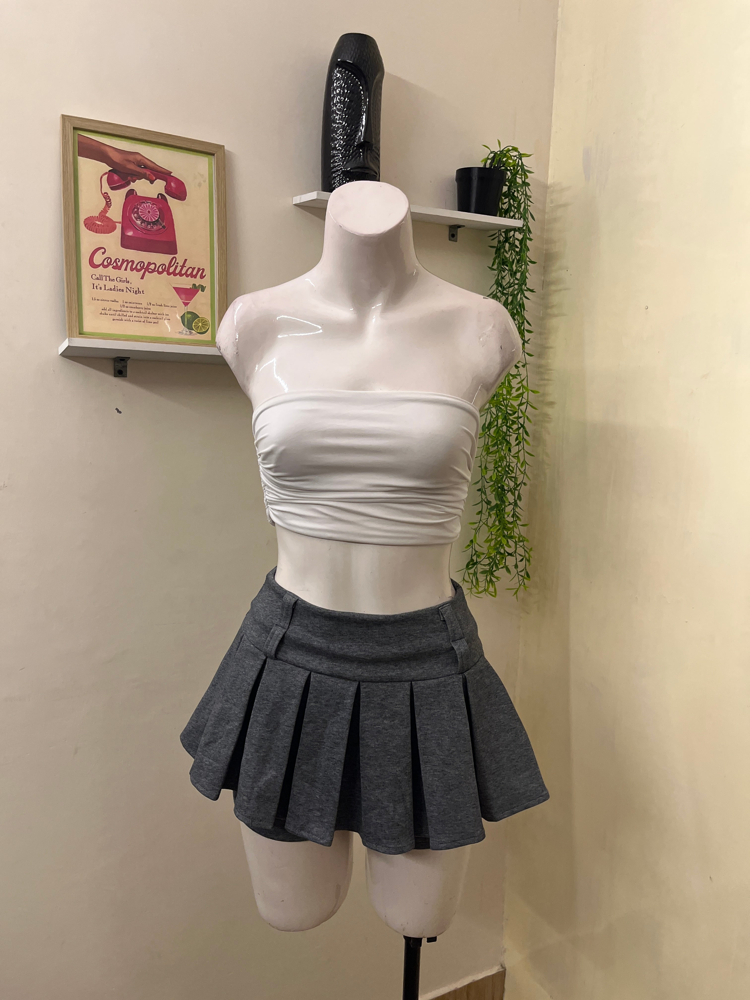 Ruffled tube top