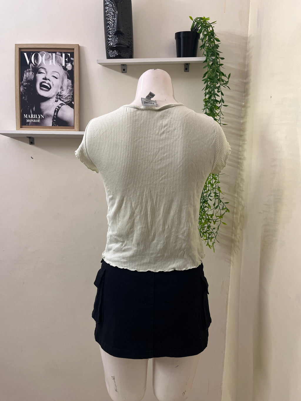 Ribbed plain top