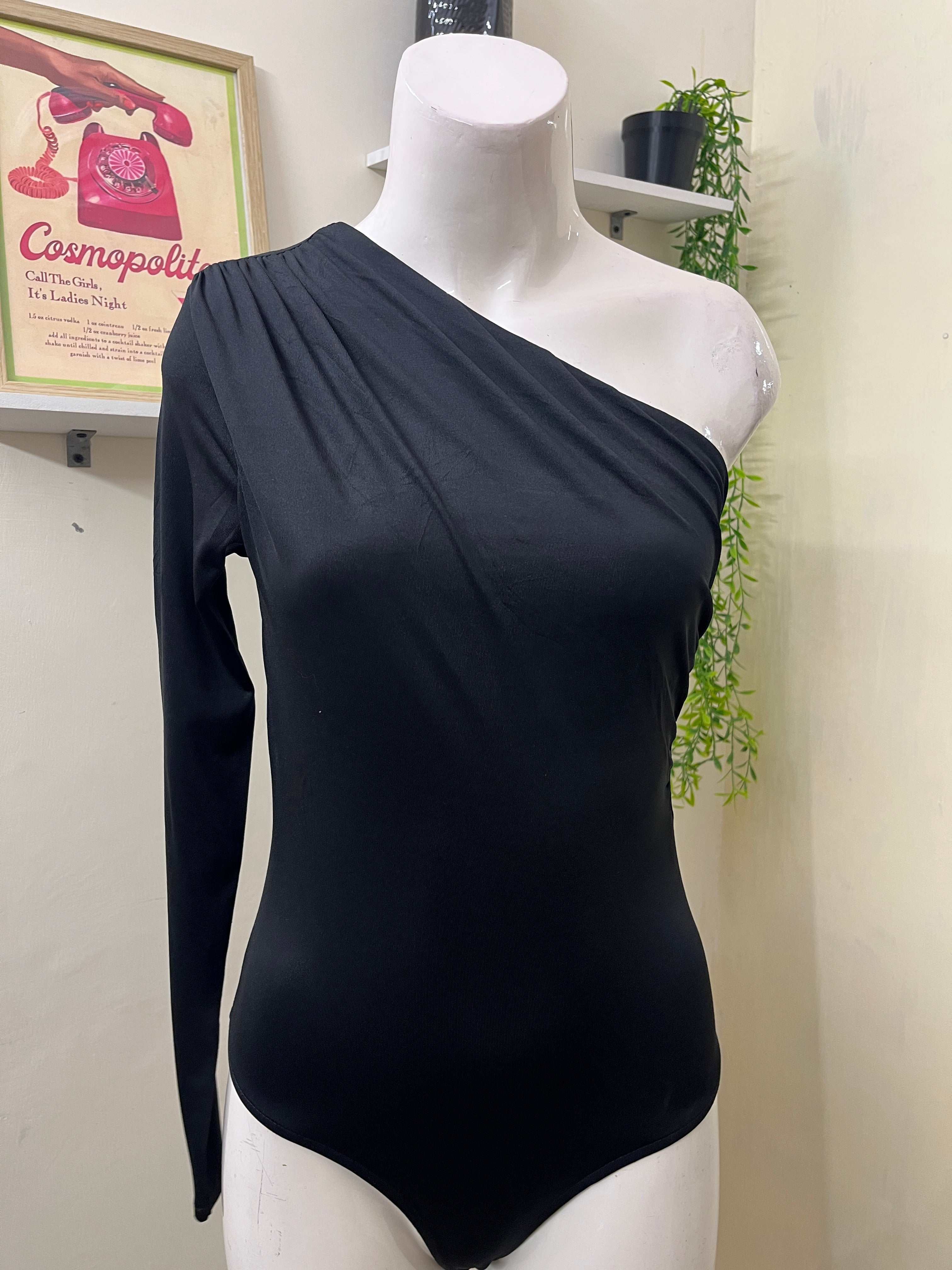 Zara one shoulder bodysuit