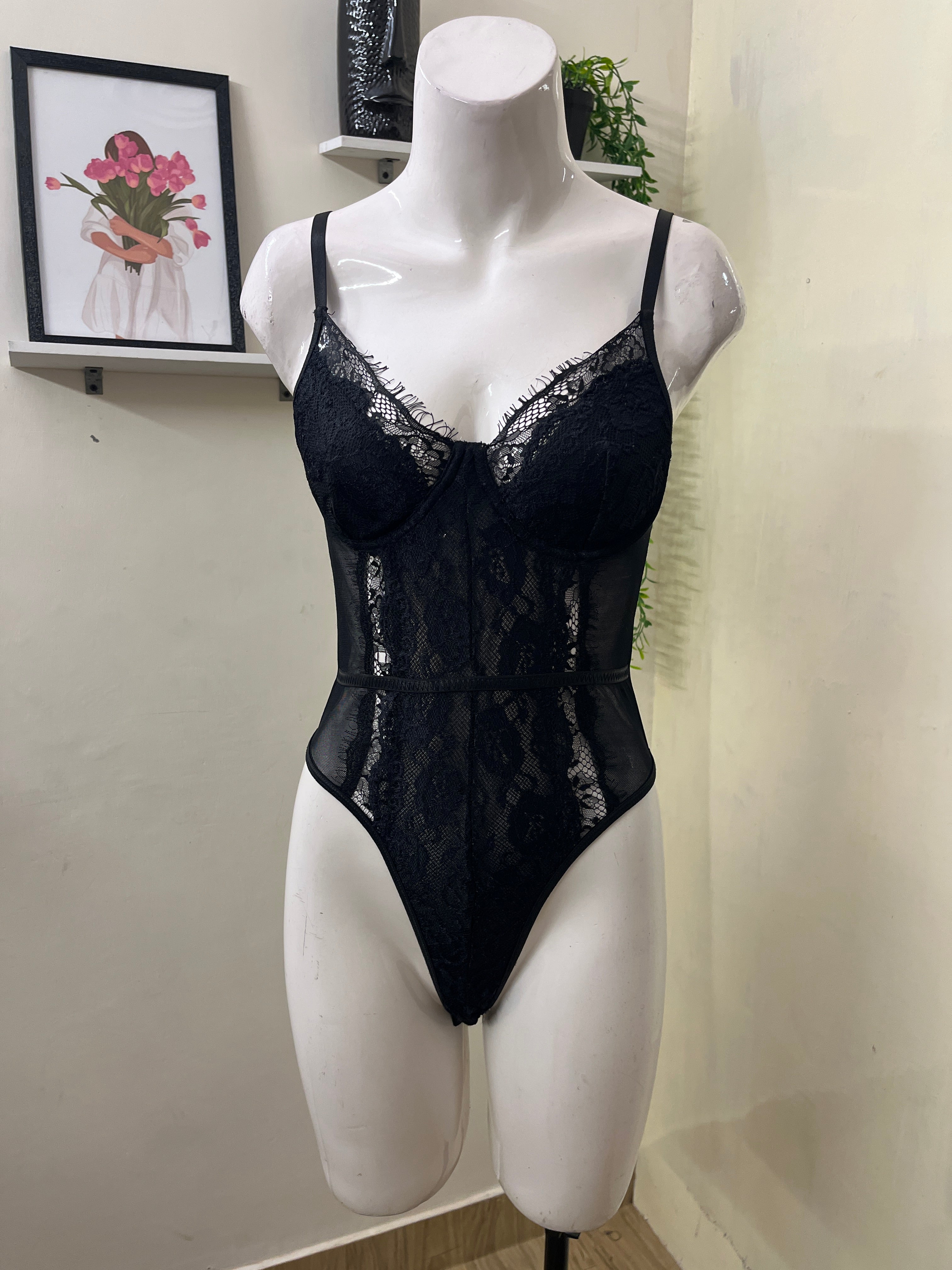 Laced bodysuit