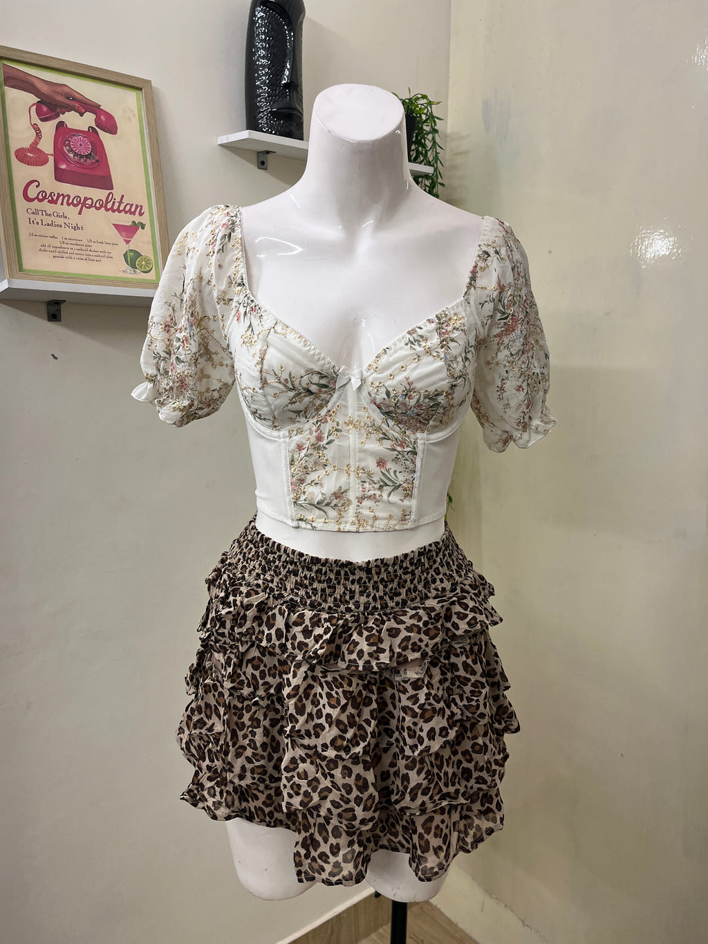 Floral corset