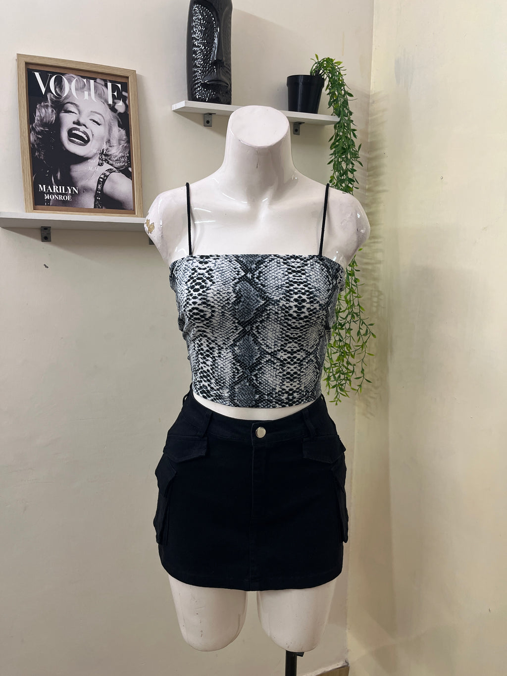 Animal print top
