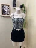 Animal print top