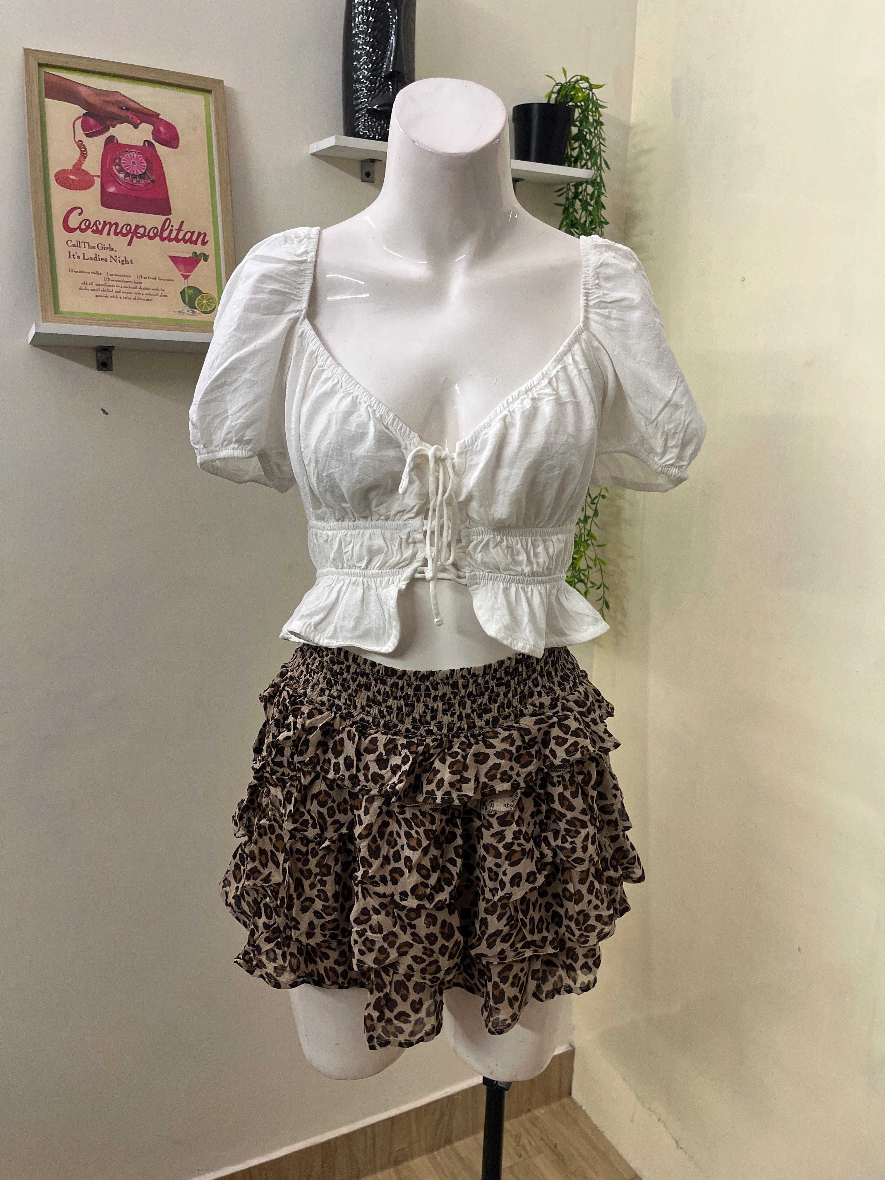 Scrunched top from bershka
