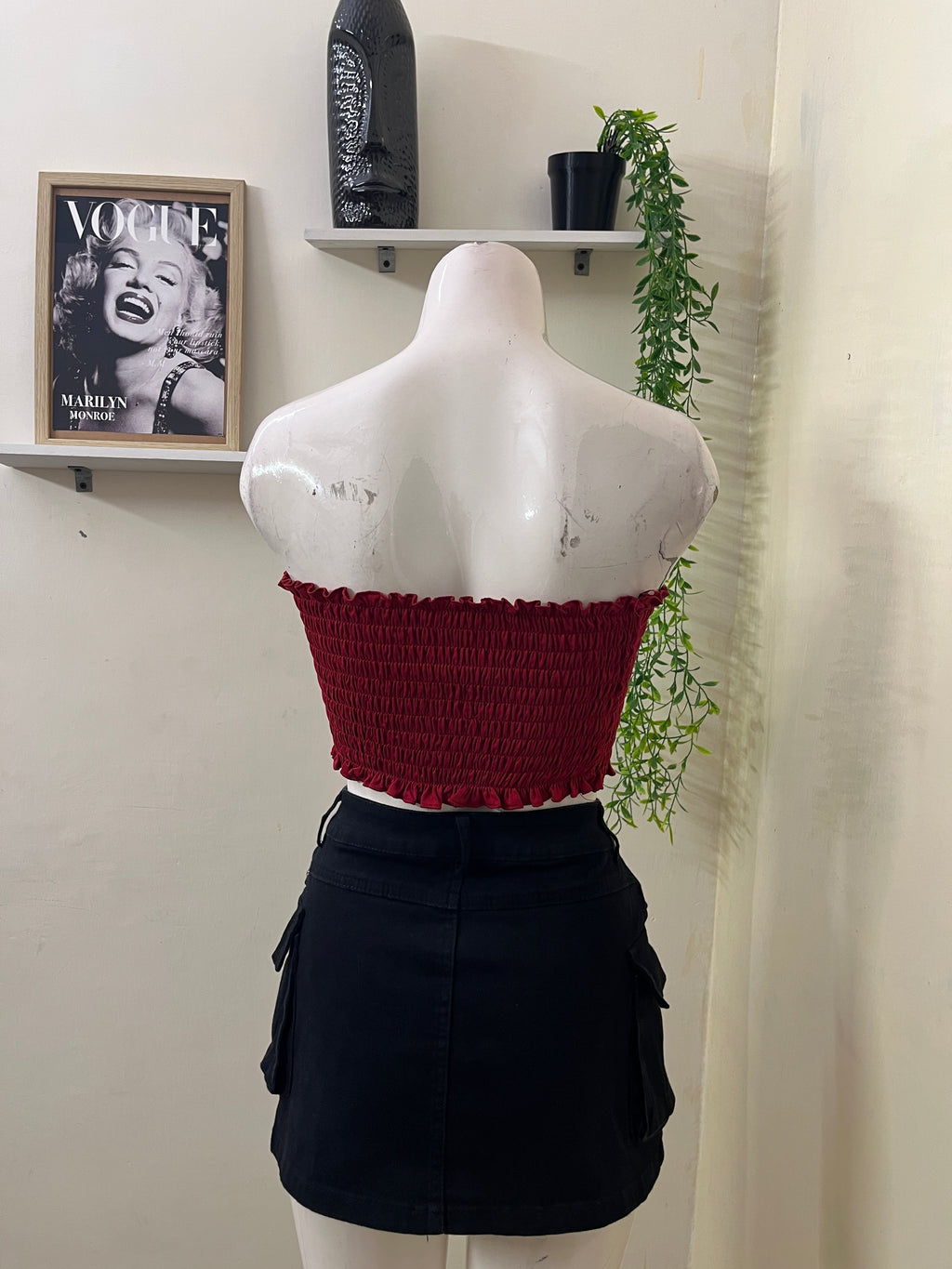 Elastic tube top