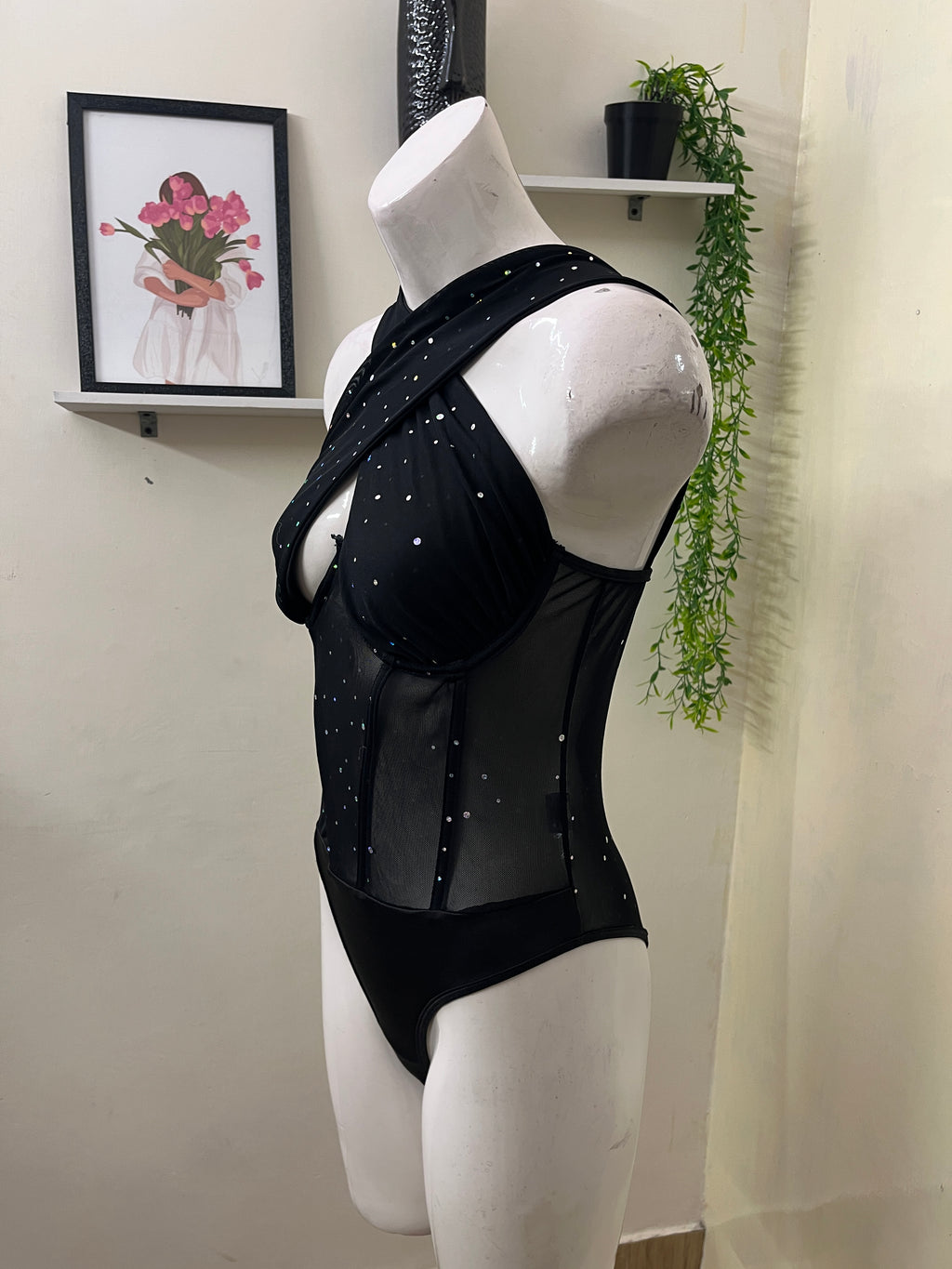 Wire boned bodysuit