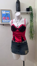red corset