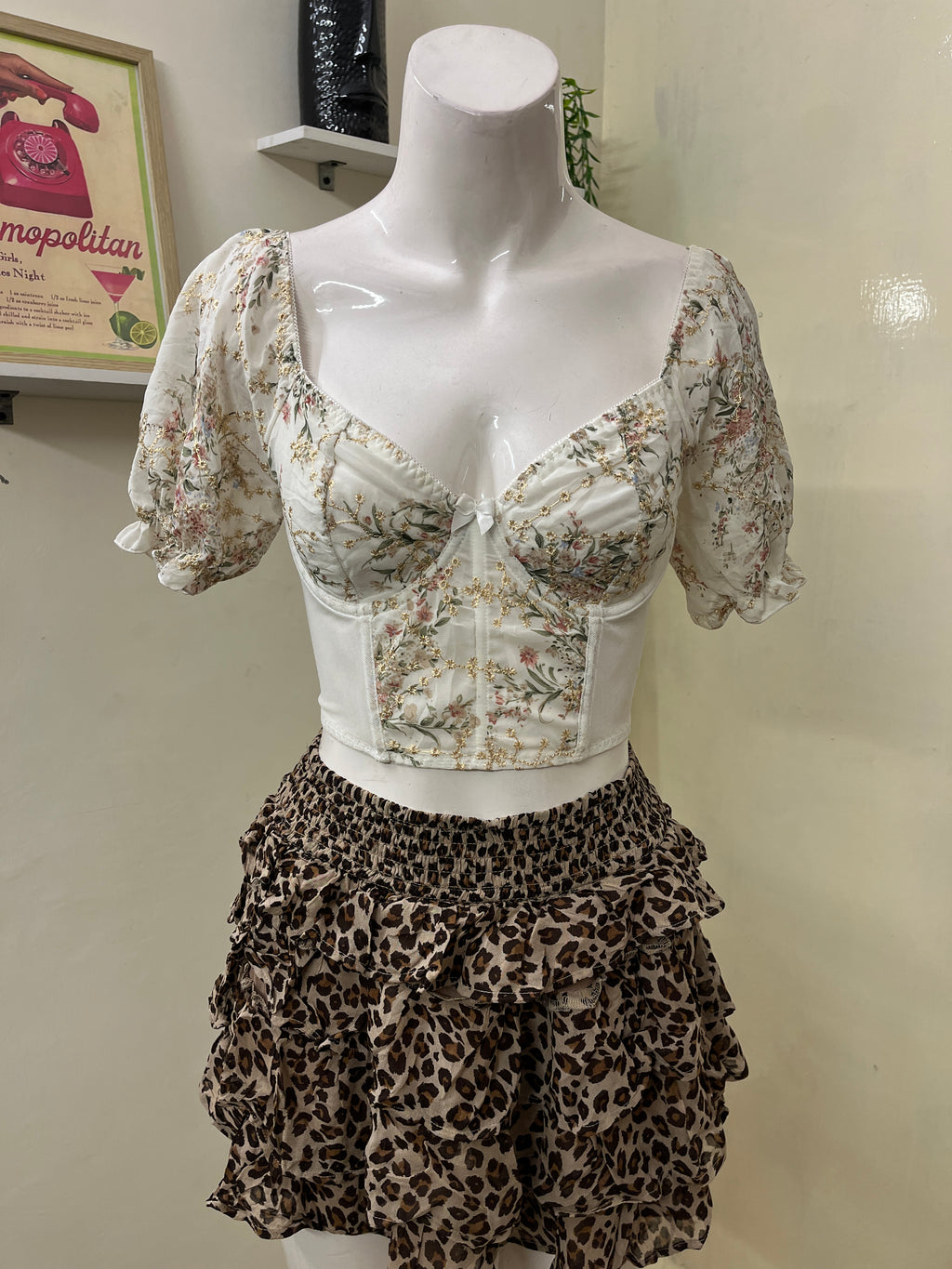 Floral corset