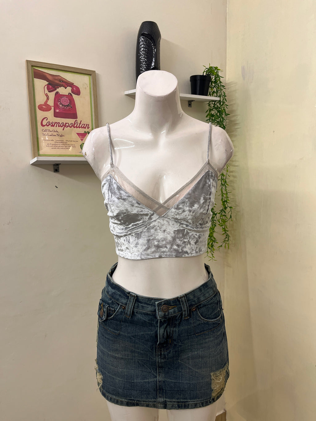 Velvet top
