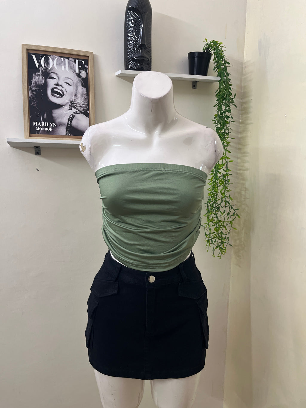 Scrunched tube top