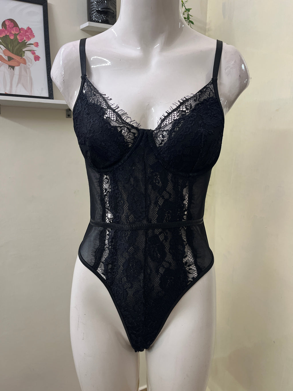 Laced bodysuit